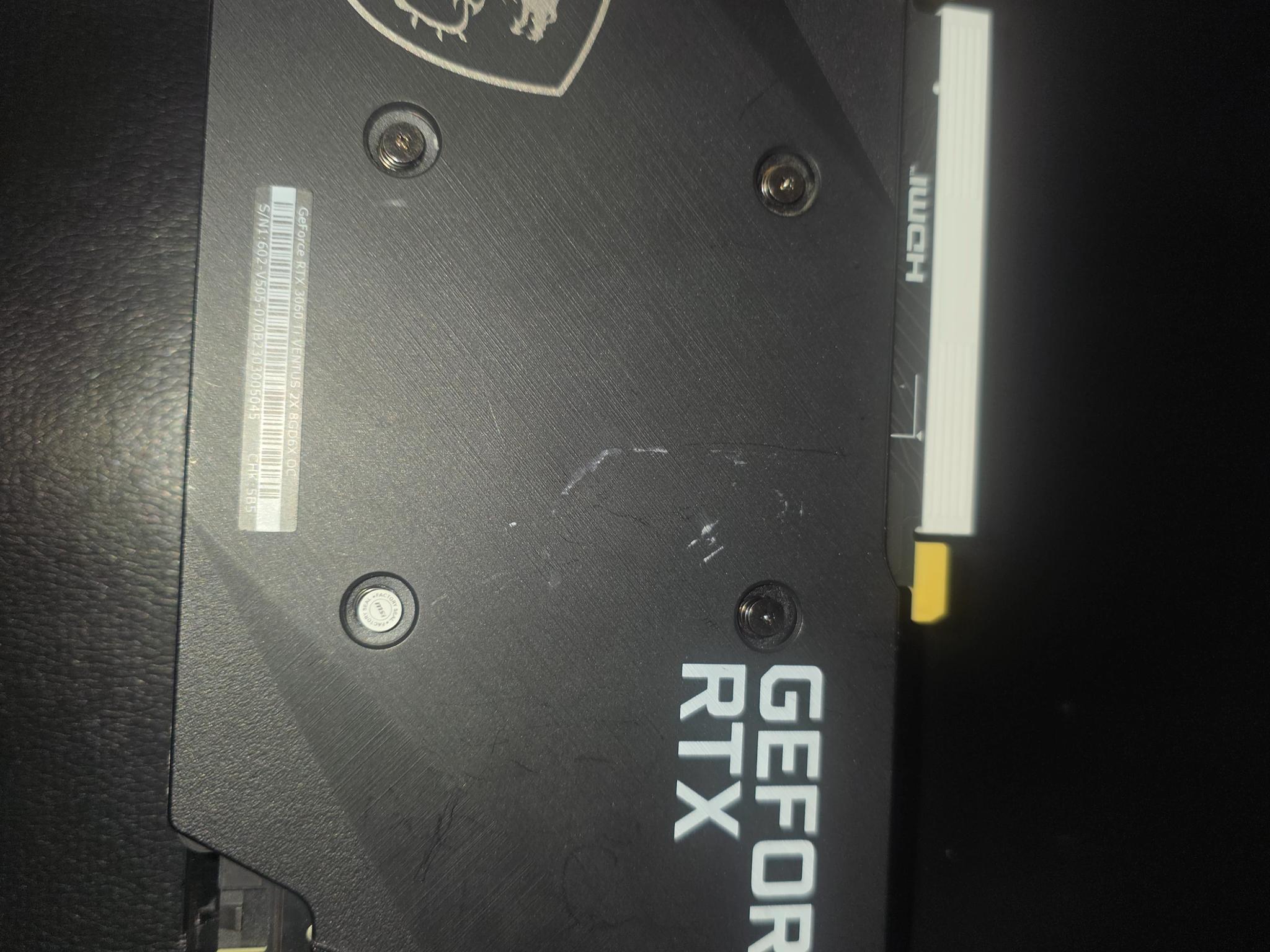 MSI VENTUS | NVIDIA GeForce RTX 3060 Ti 8GB |