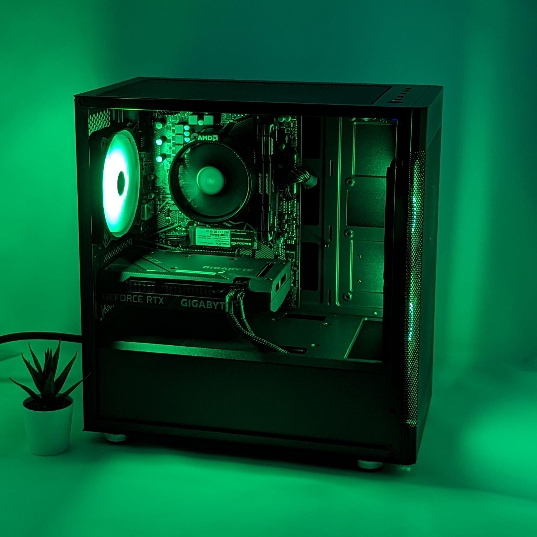 Sleek RTX Whisperer | RTX 3060 | Ryzen 5 5500 | 16gb RAM | TEAMGROUP MP34 1 TB M.2 NVMe SSD