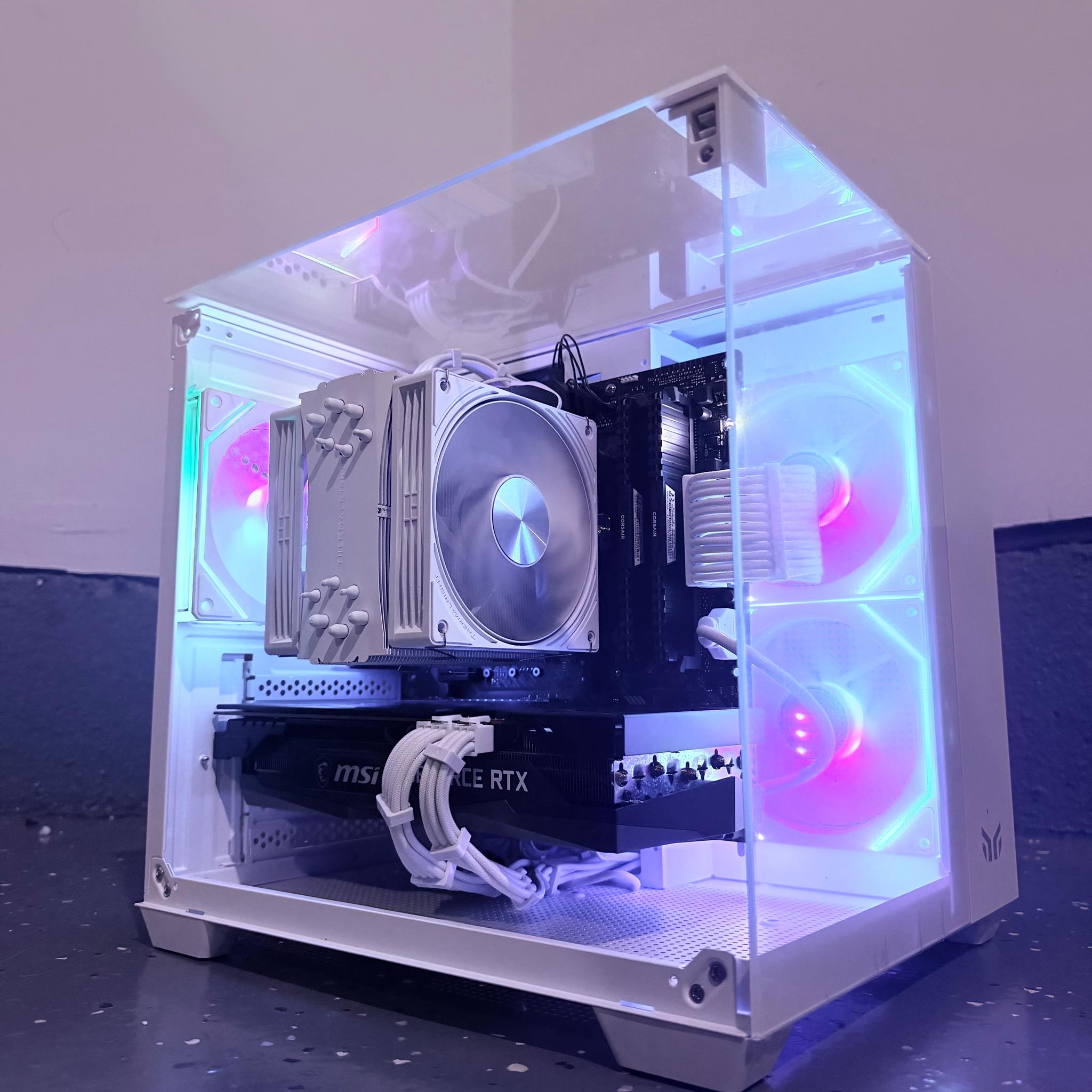 🌈"Glacial Frost"❄️ | 1440p Gaming | RTX 3060 Ti | iRyzen 7 3800X | 32GB Ram | 1TB SSD | Free Ship