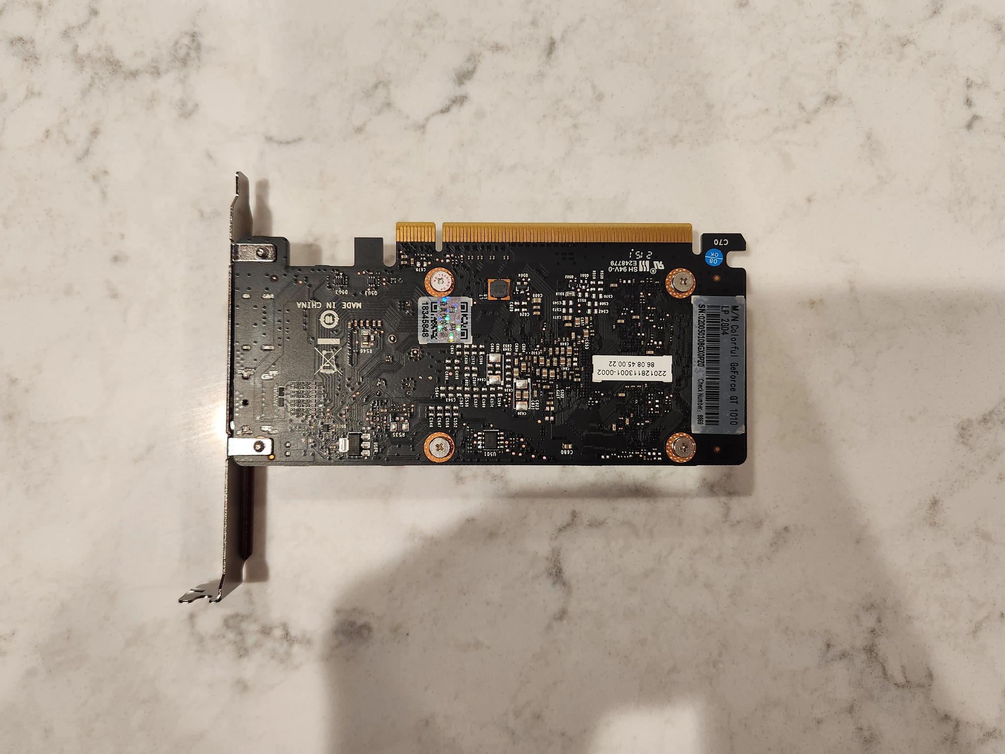 GT 1010 DDR4 (Colorful LP) - Brand new open box