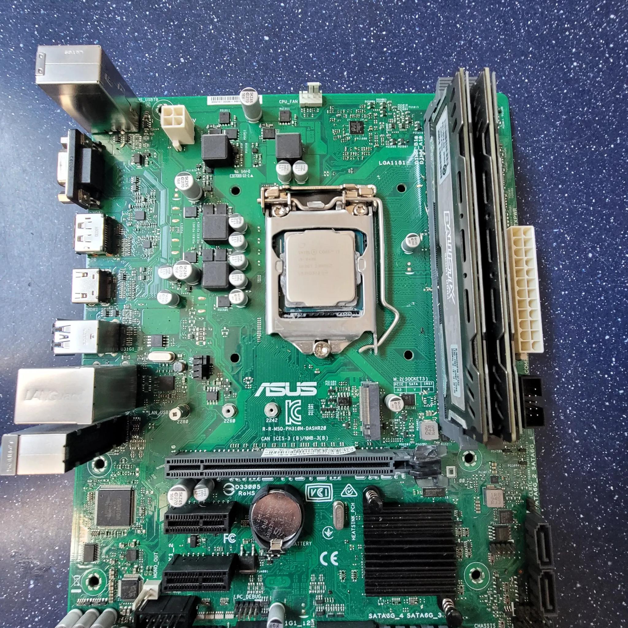 8th gen i5 8400 h310m 16gb combo