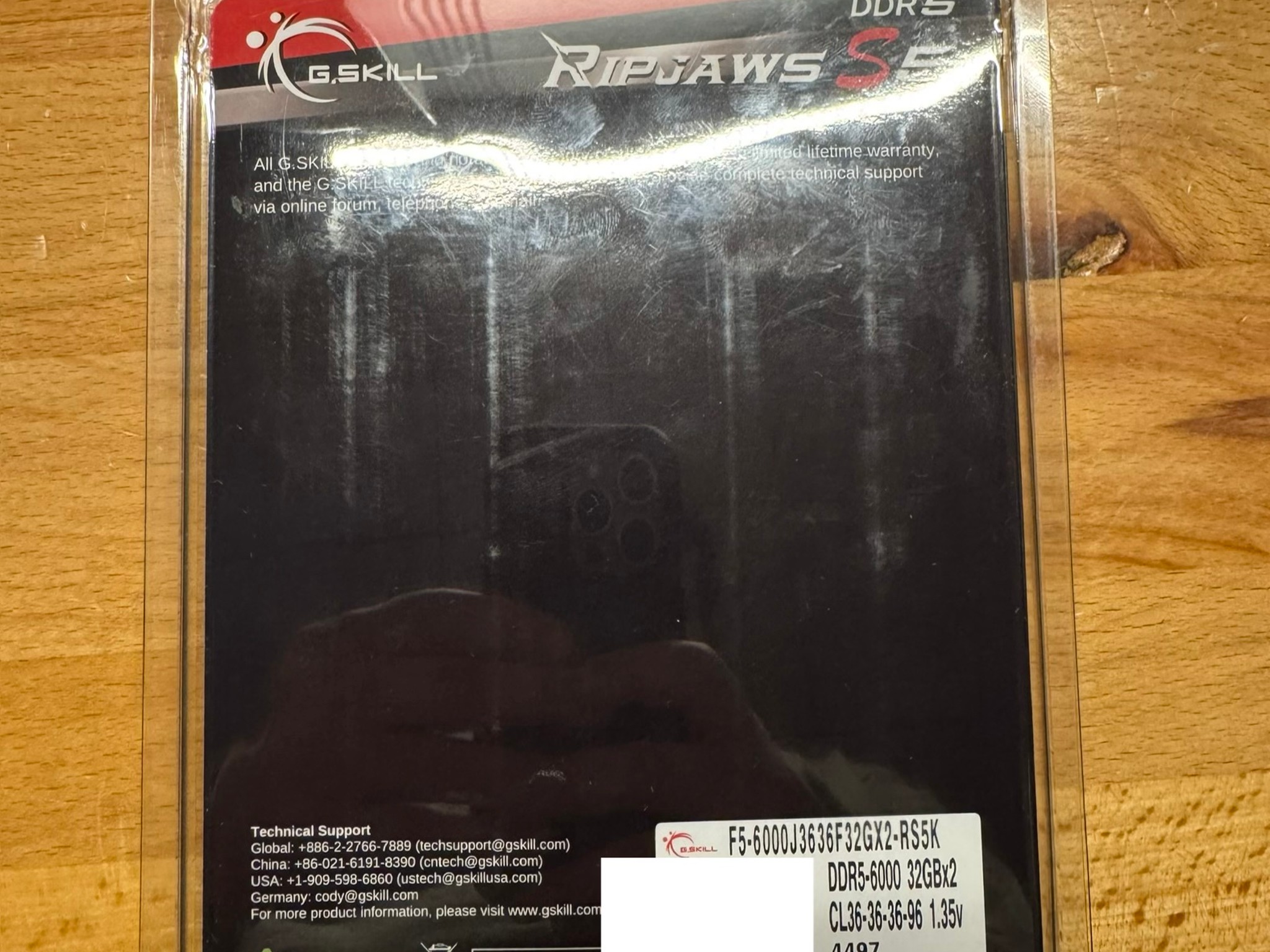*NEW* 64GB G.Skill Ripjaws S5 DDR5 6000MHz CL36