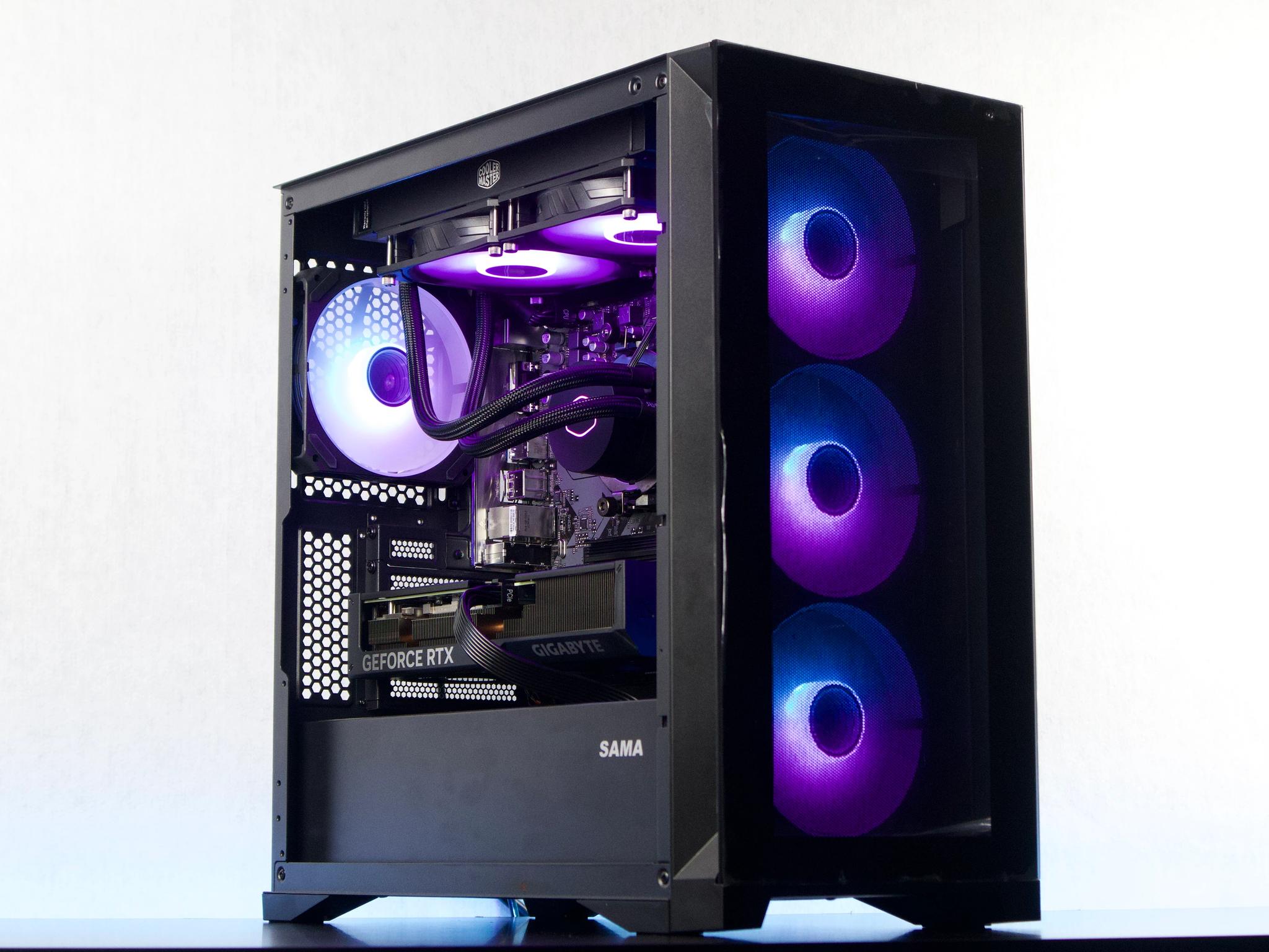 🌩️ 💙🖤💜 Gaming PC | RTX 4070 🟣 Ryzen 5 7500F ⚫ 32GB RAM 🔵 1TB NVMe 🌩️