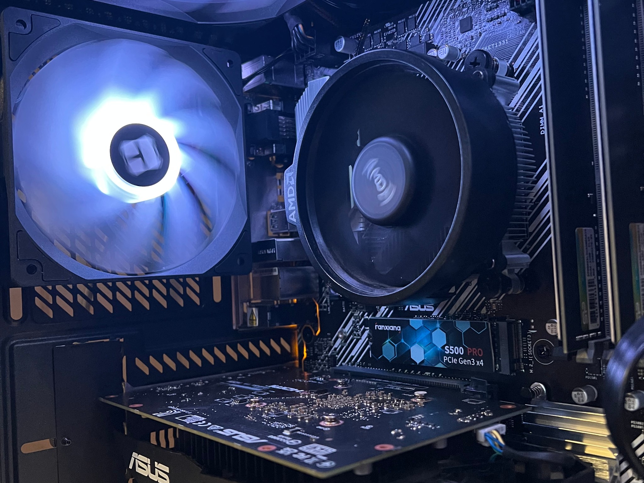 Starter Gaming PC / Ryzen 5 5500 / RTX 3050 / 16GB RAM / 512GB M.2 SSD