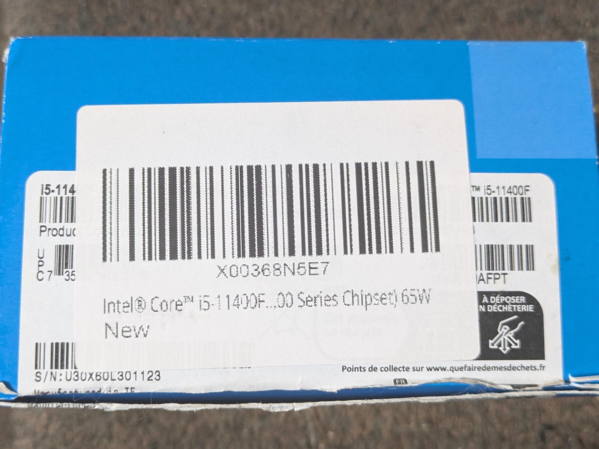 Intel i5 11400F Brand New