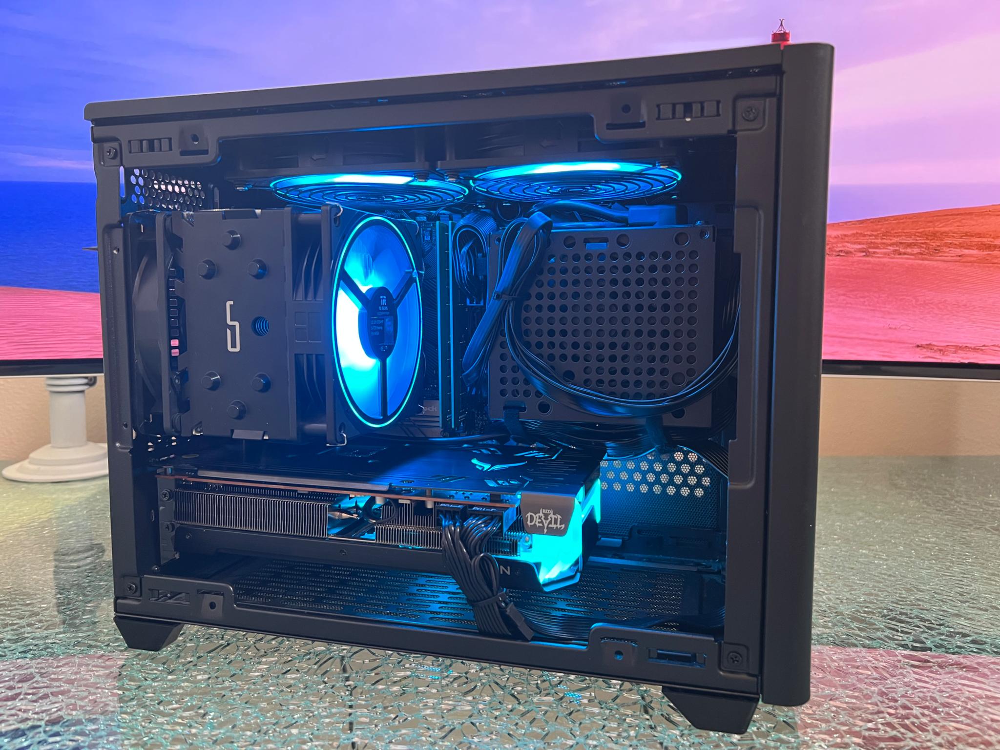 Solid Mini-ITX Gaming PC | Ryzen 7 3800x | RX 6600XT | 32 GB RAM | 1 TB NVME M.2 SSD