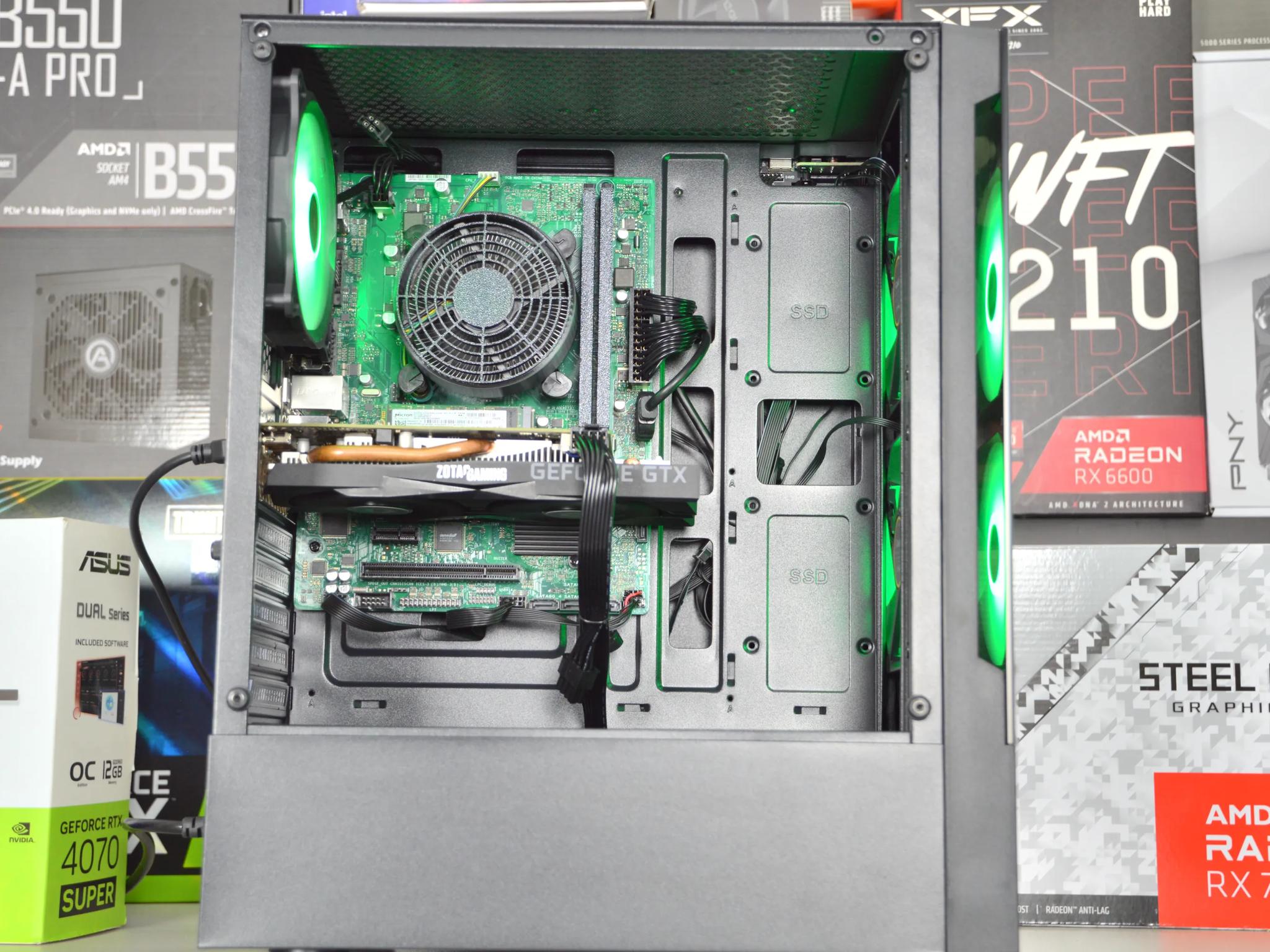 🟩⬛| GTX 1660 6GB | INTEL i5-8400 | 16GB DDR4 RAM | 512 GB NVME SSD | Emerald of Darkness |