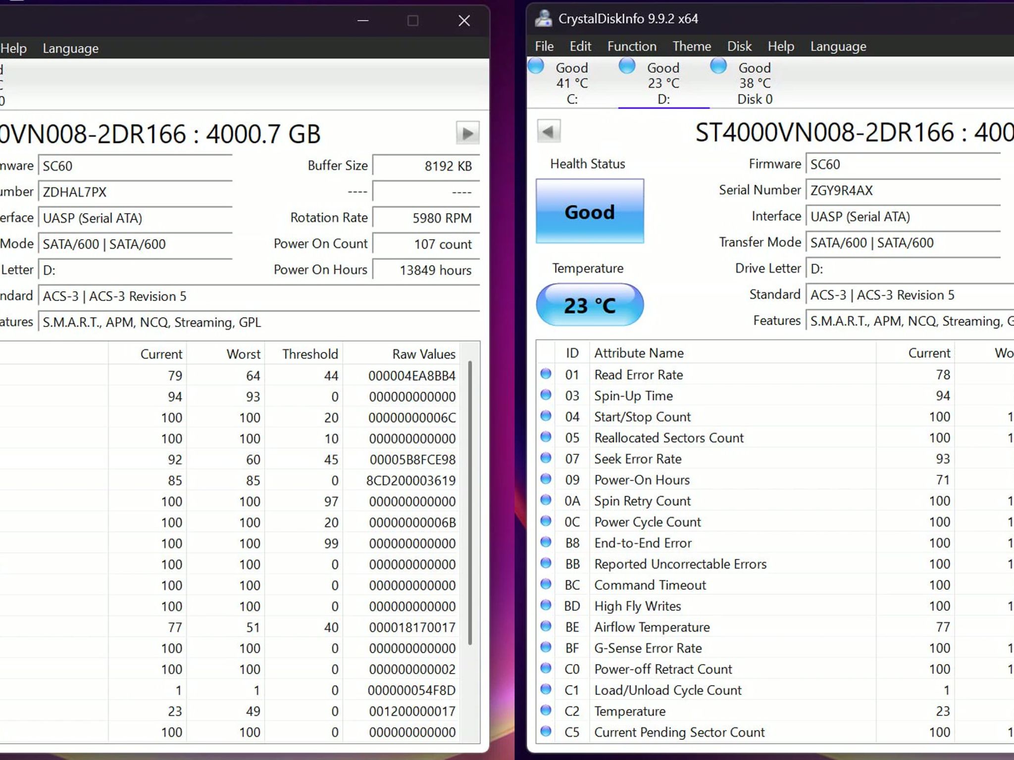 Seagate 4TB SATA HDDs — IronWolf + Enterprise