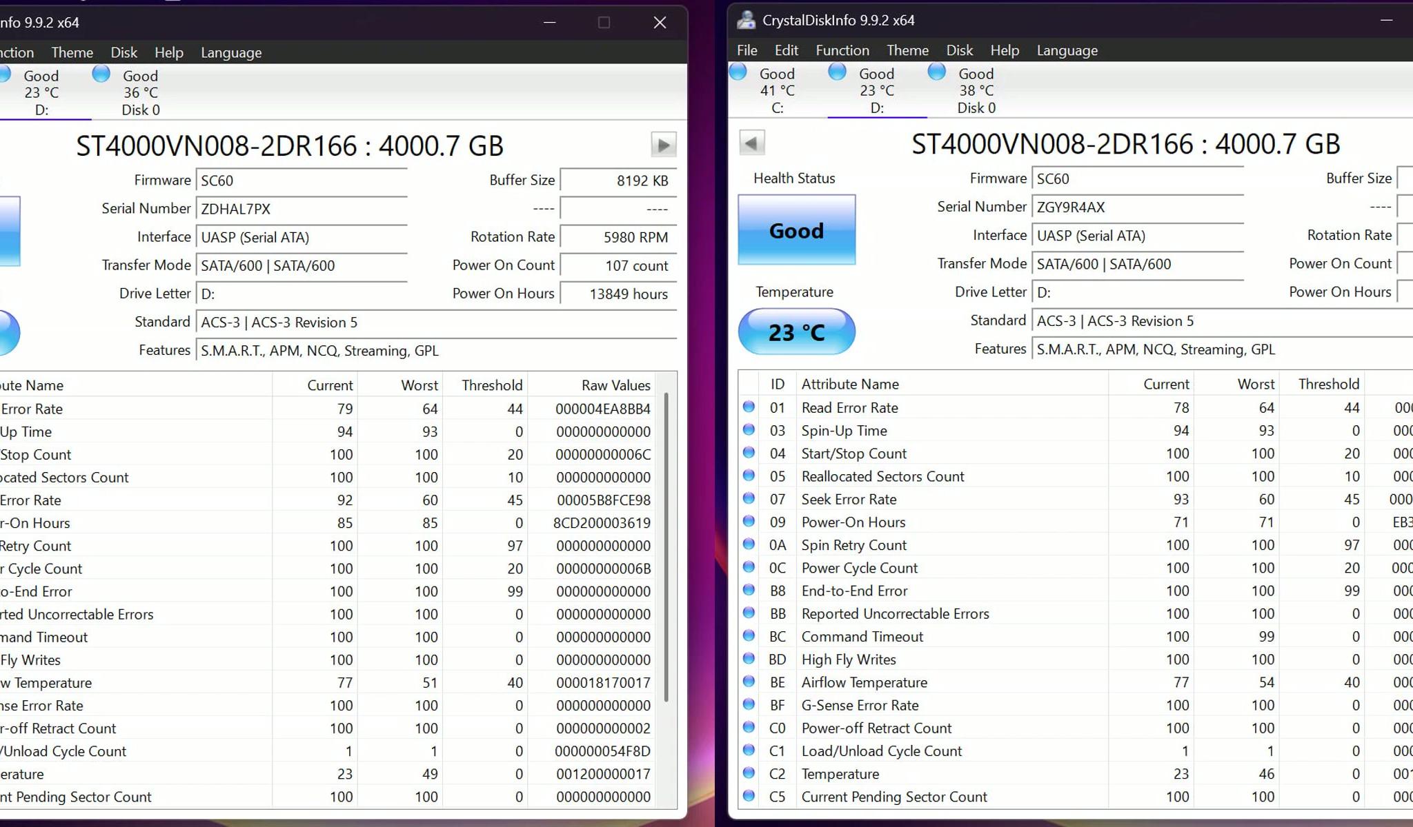 Seagate 4TB SATA HDDs — IronWolf + Enterprise