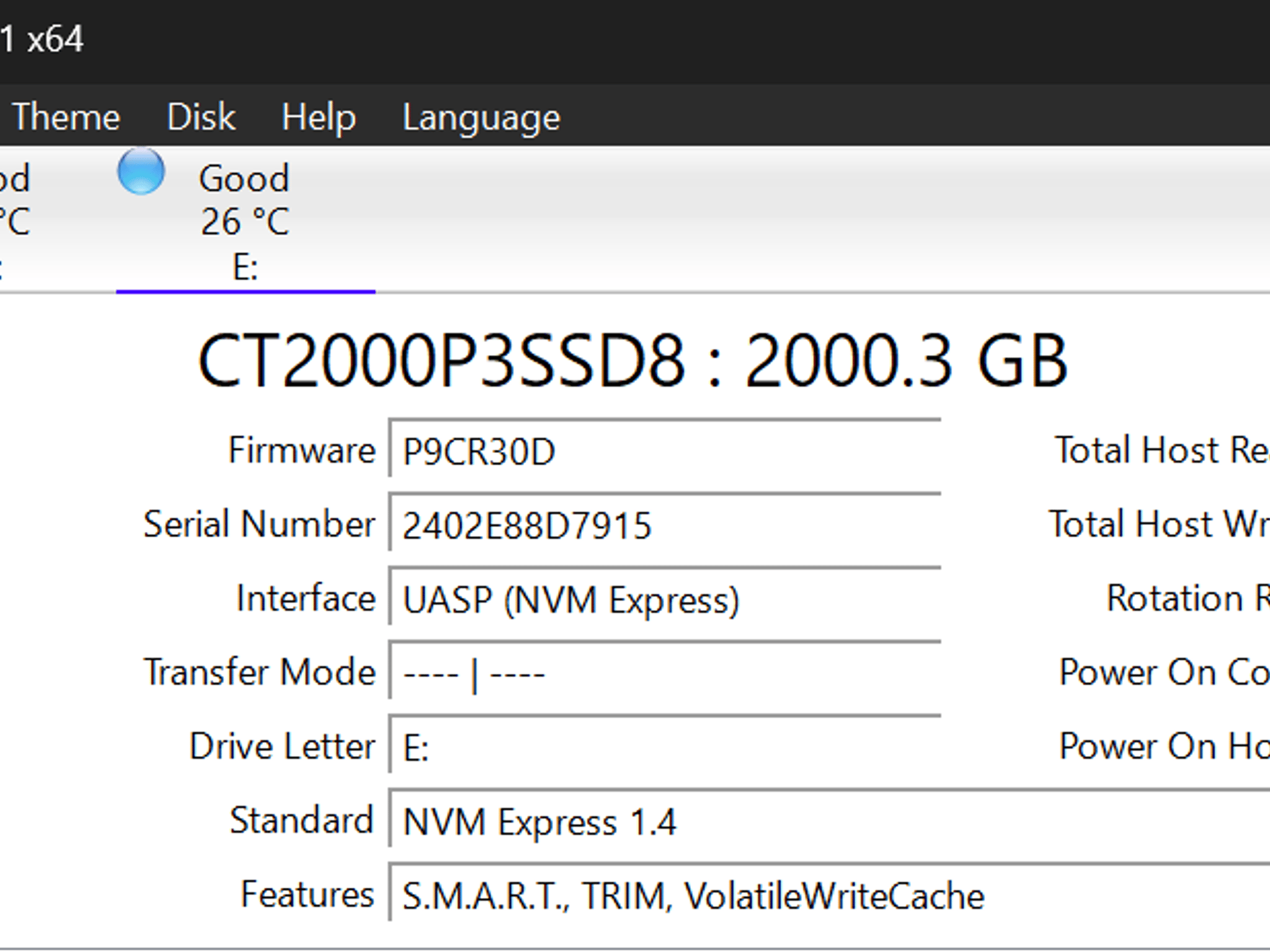 Crucial P3 2TB M.2 NVMe SSD