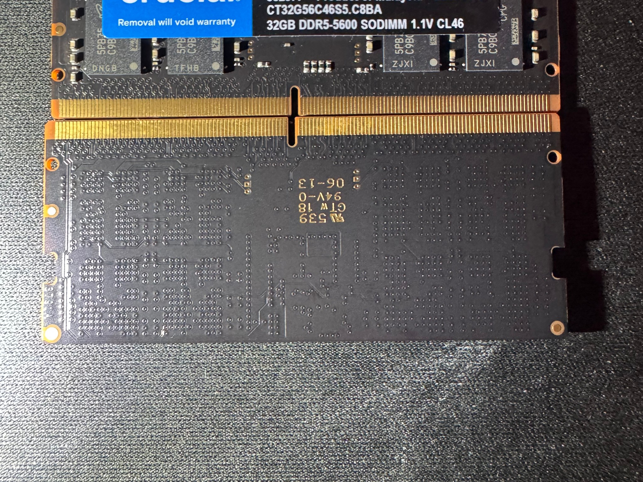 Crucial 64GB DDR5-5600 (2x32GB) SODIMM