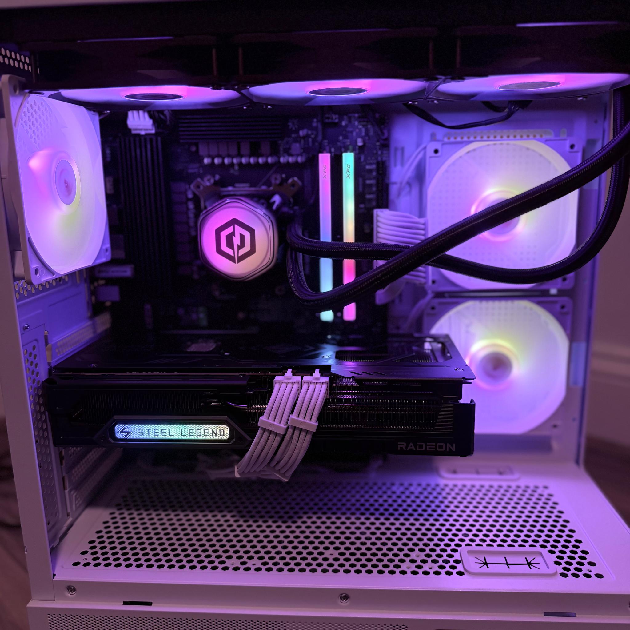 ❄️"Artic Pulse"❄️| 1440p/4k Gaming | 9070 XT 16gb| R7 7800x3D | 32GB DDR5 | 2tb SSD | WiFi