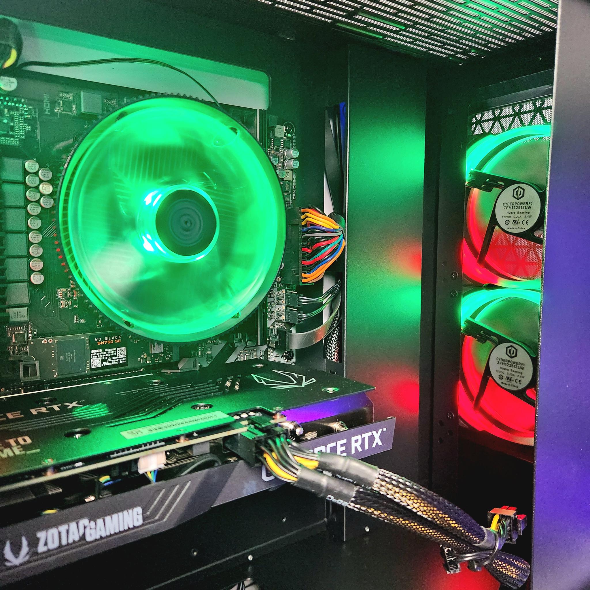 "Cyberpowerpc C series" Ryzen 5 7600 | RTX 3060 8GB | 16GB DDR5 | 500GB SSD | Keyboard and Mouse