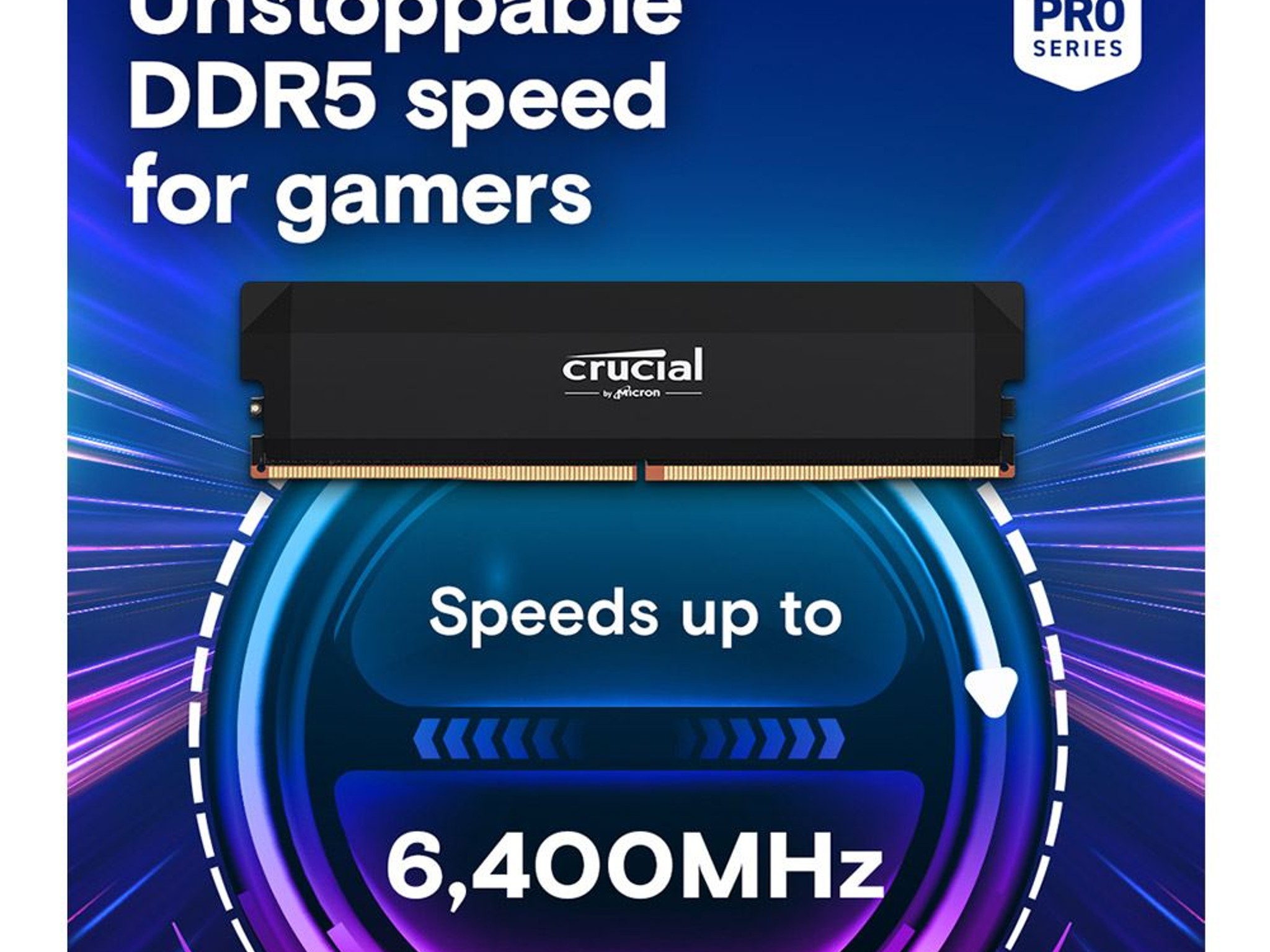 Crucial Pro Overclocking 32GB (2 x 16GB) DDR5-6000 PC5-48000 CL36 Dual Channel Desktop Memory Kit