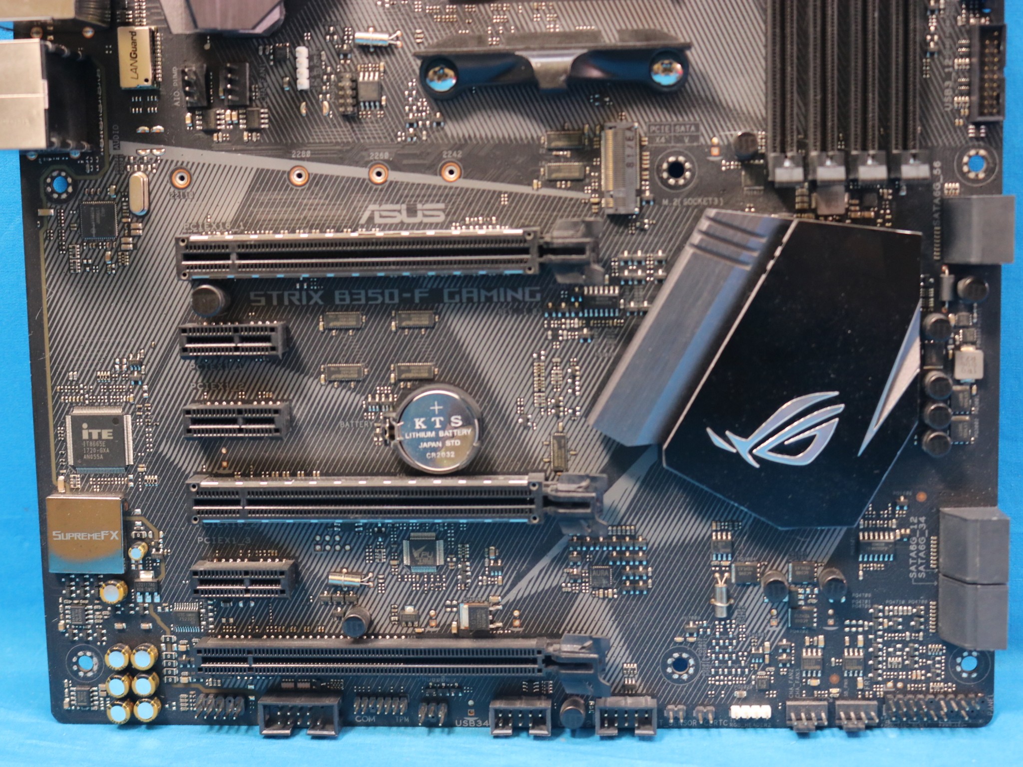 *Newest BIOS* ASUS ROG Strix B350-F Gaming AMD Socket AM4 DDR4 ATX Desktop Motherboard & I/O Shield