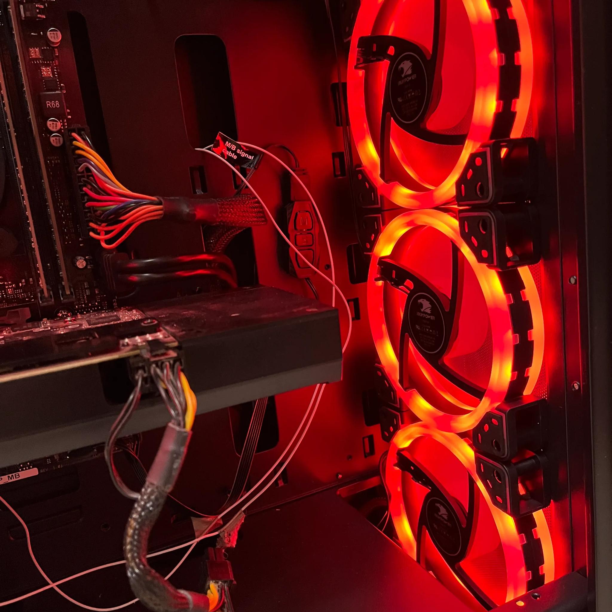 🟢🔵Budget Gaming PC– RGB Case w/ Remote- Intel i7-6700, GTX 970, Wi-Fi, 1.6 TB Storage & 12GB RAM 🔥🖥️