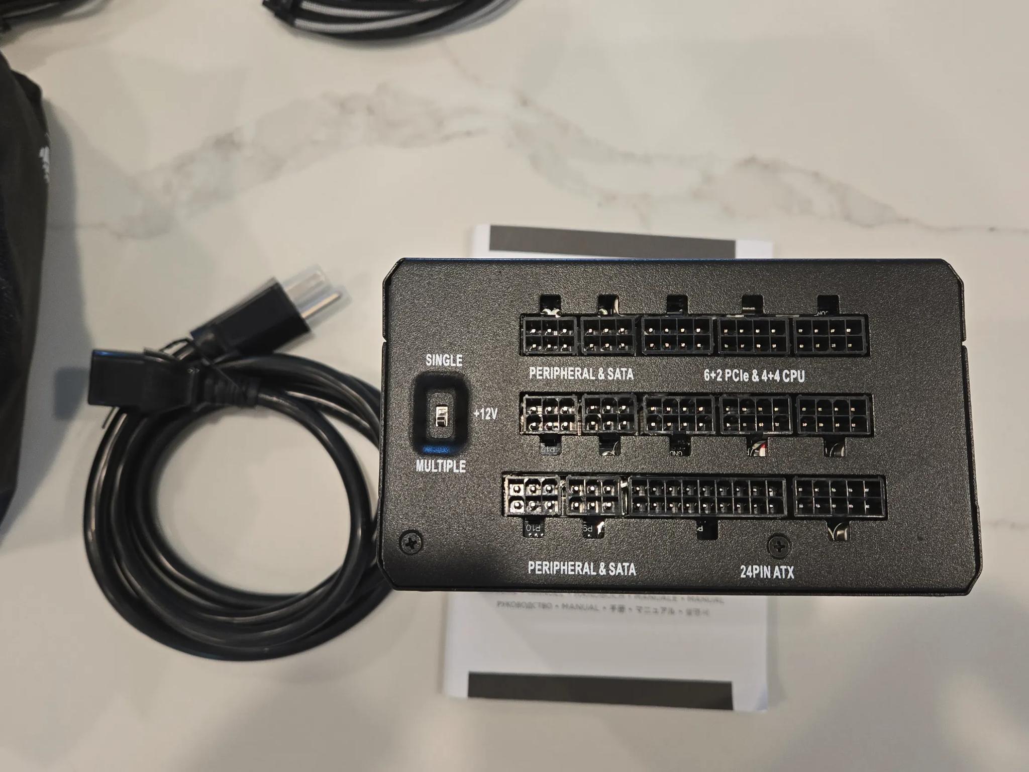 Corsair HX Series HX1000 — 1000 Watt 80 PLUS® PLATINUM Certified Fully Modular PSU