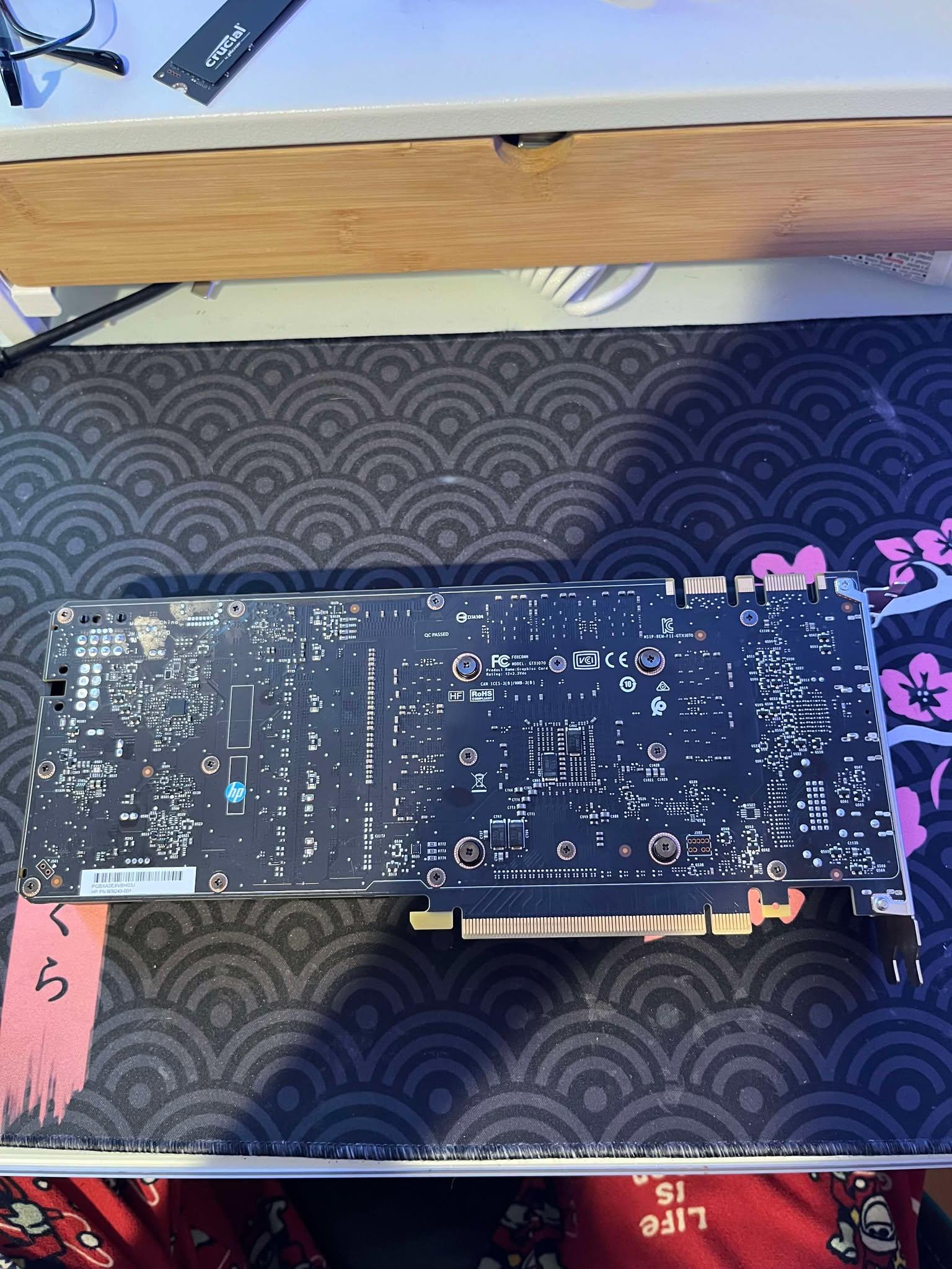 HP Geforce GTX 1070 8GB