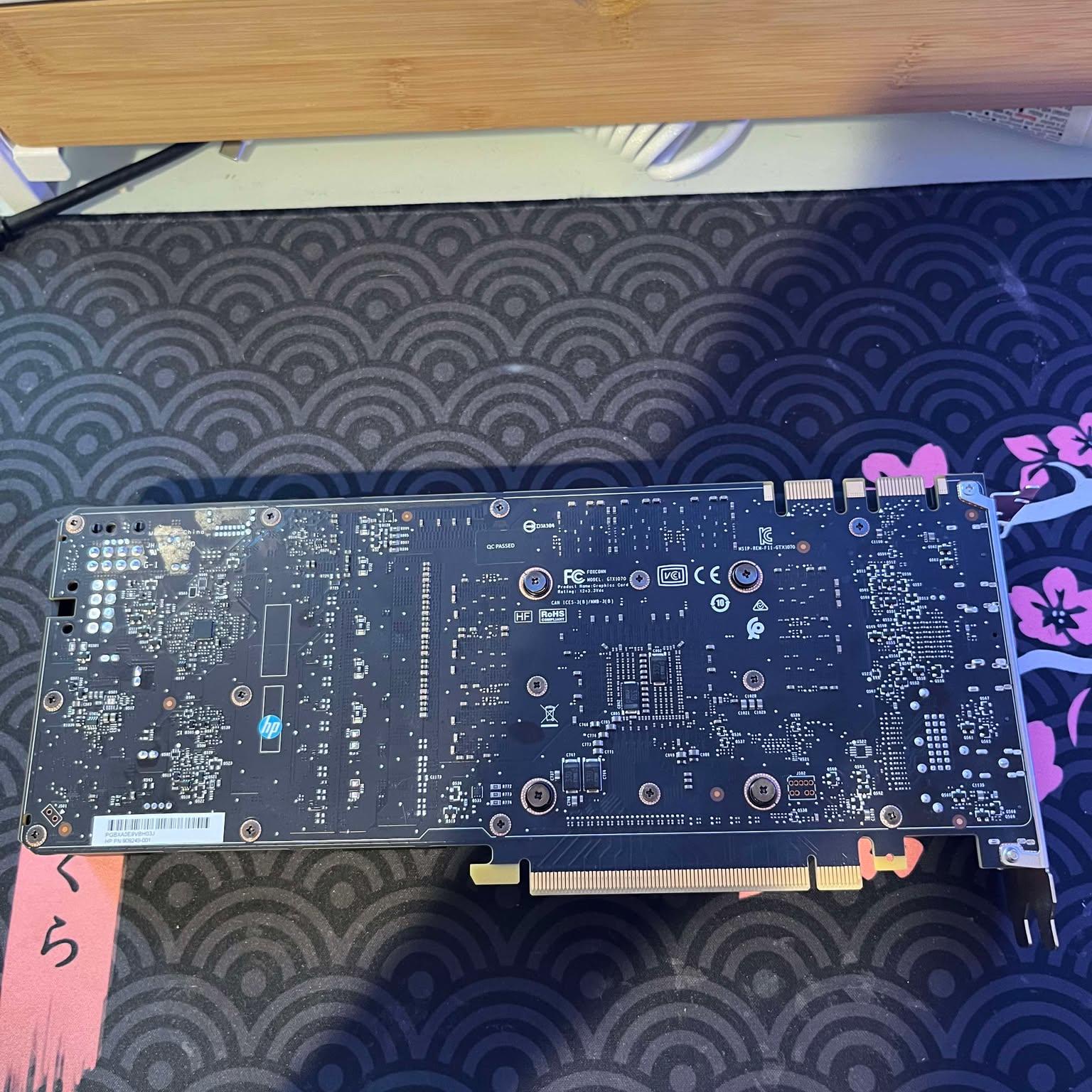 HP Geforce GTX 1070 8GB