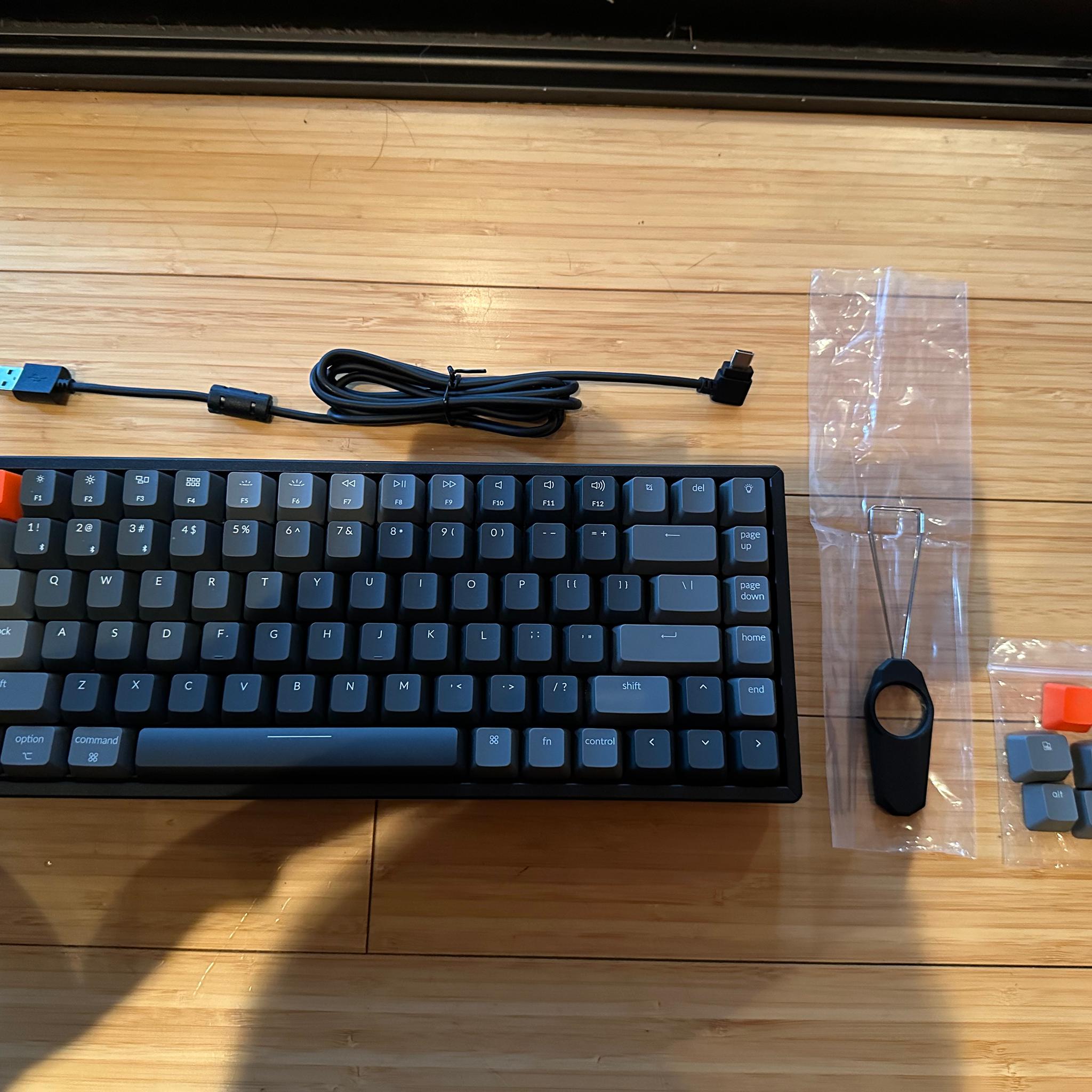 Keychron K2 RBG Metal Brown Switch Bluetooth Mechanical Keyboard (Like New, In Box)