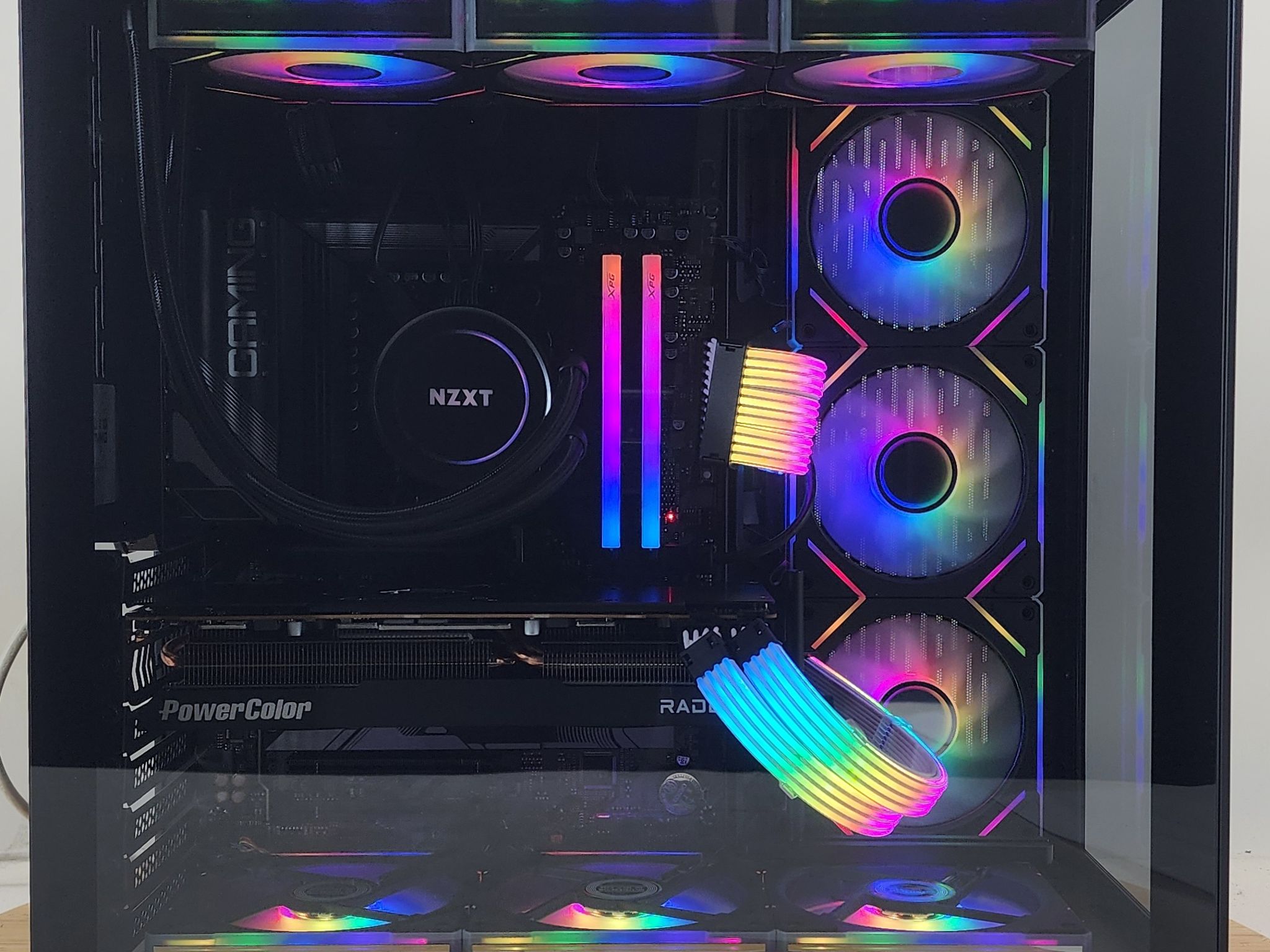 Gaming PC Ryzen 7 7800X3D 32GB RAM 1TB SSD RX 7800 XT 16GB Windows 11 Computer