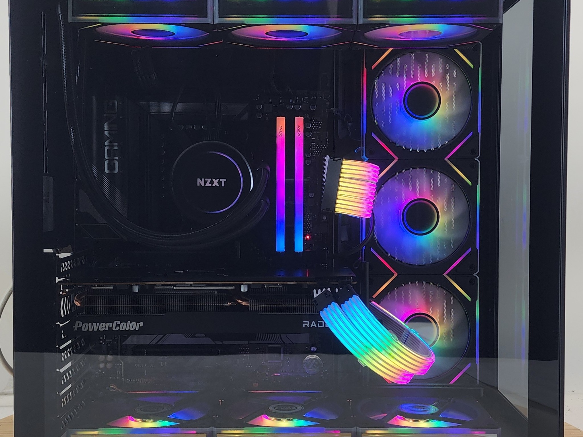 Gaming PC Ryzen 7 7800X3D 32GB RAM 1TB SSD RX 7800 XT 16GB Windows 11 Computer