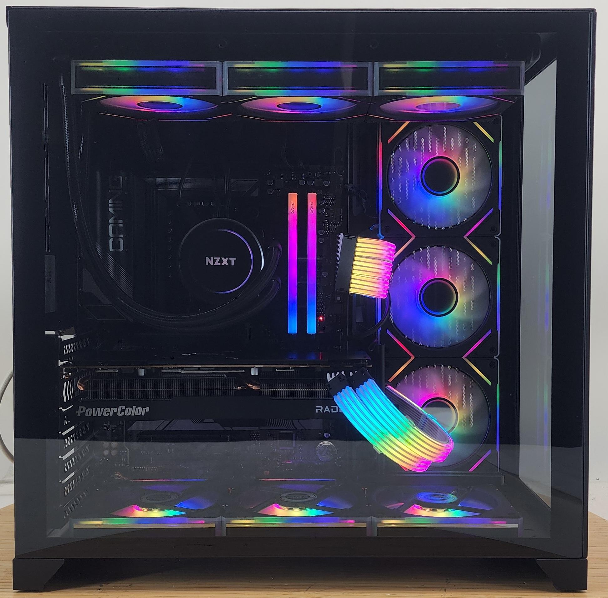 Gaming PC Ryzen 7 7800X3D 32GB RAM 1TB SSD RX 7800 XT 16GB Windows 11 Computer