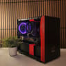 RED/Black Gaming PC | RTX 2070 | i7-8700K | 32GB RAM | 512GB NVMe | WiFi | Mini-ITX | WIN11/BT