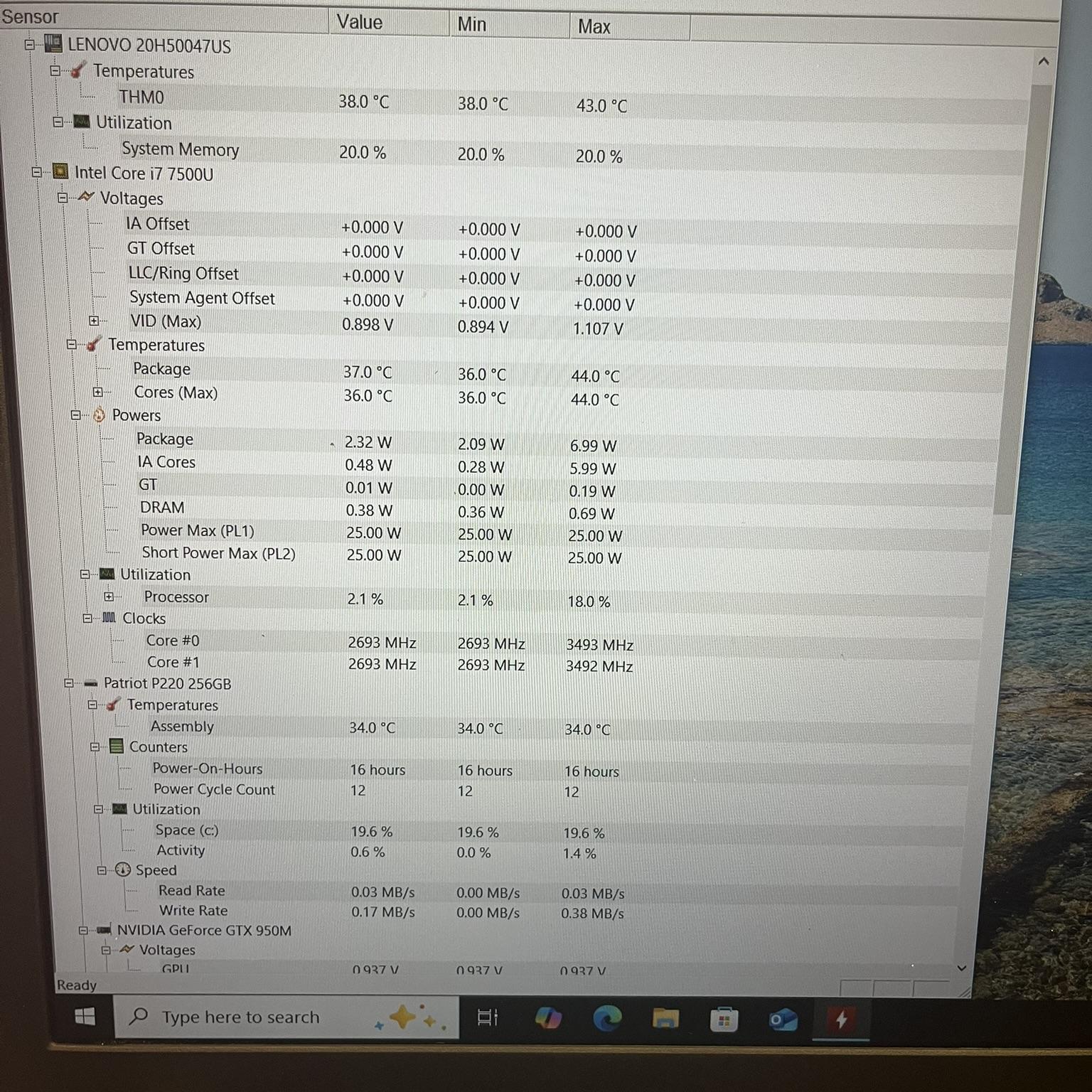 Lenovo Thinkpad E570 Nvidia GTX950M
