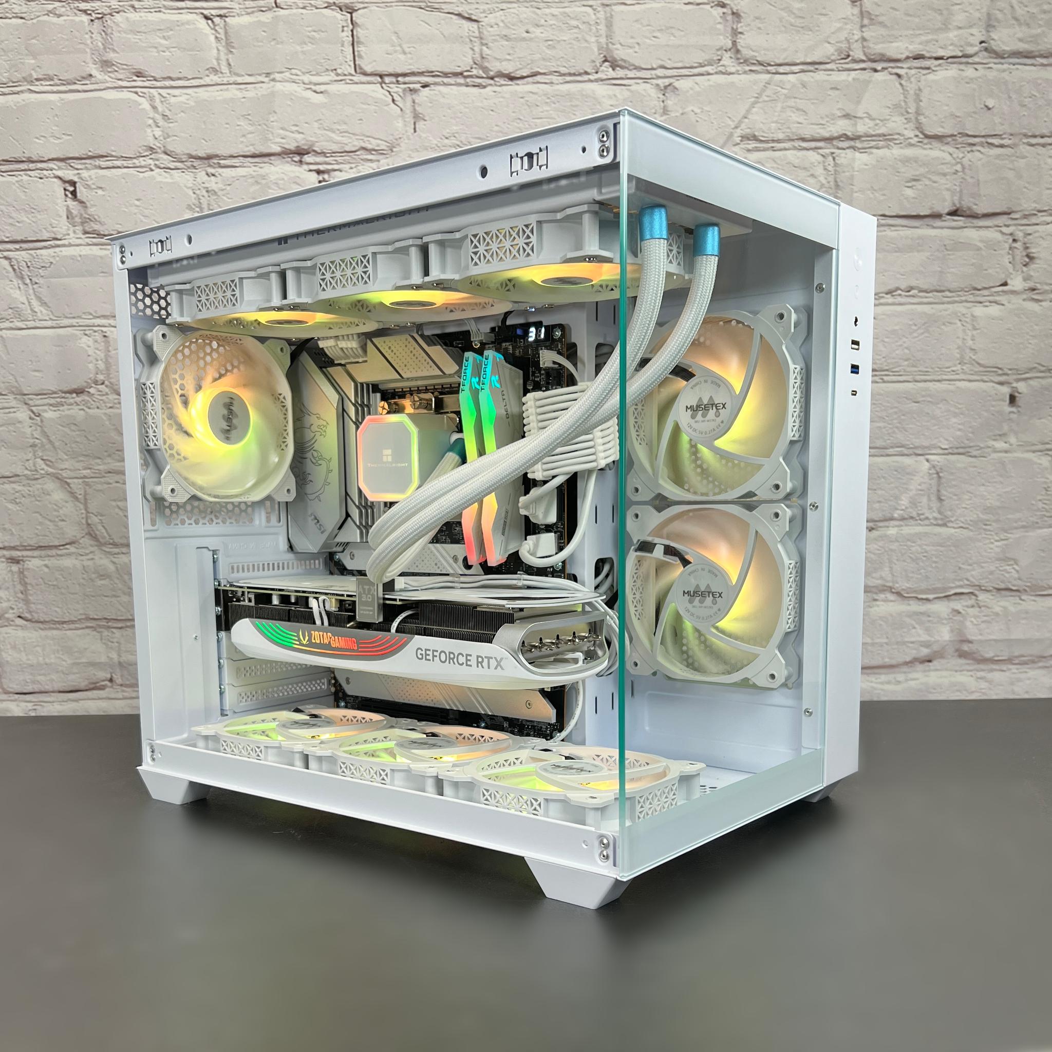 Intel 13600K RTX 4070 TI 32GB DDR5 2.5TB M.2 SSD Wifi 6E Bluetooth Win 11 Pro Gaming/Streaming PC