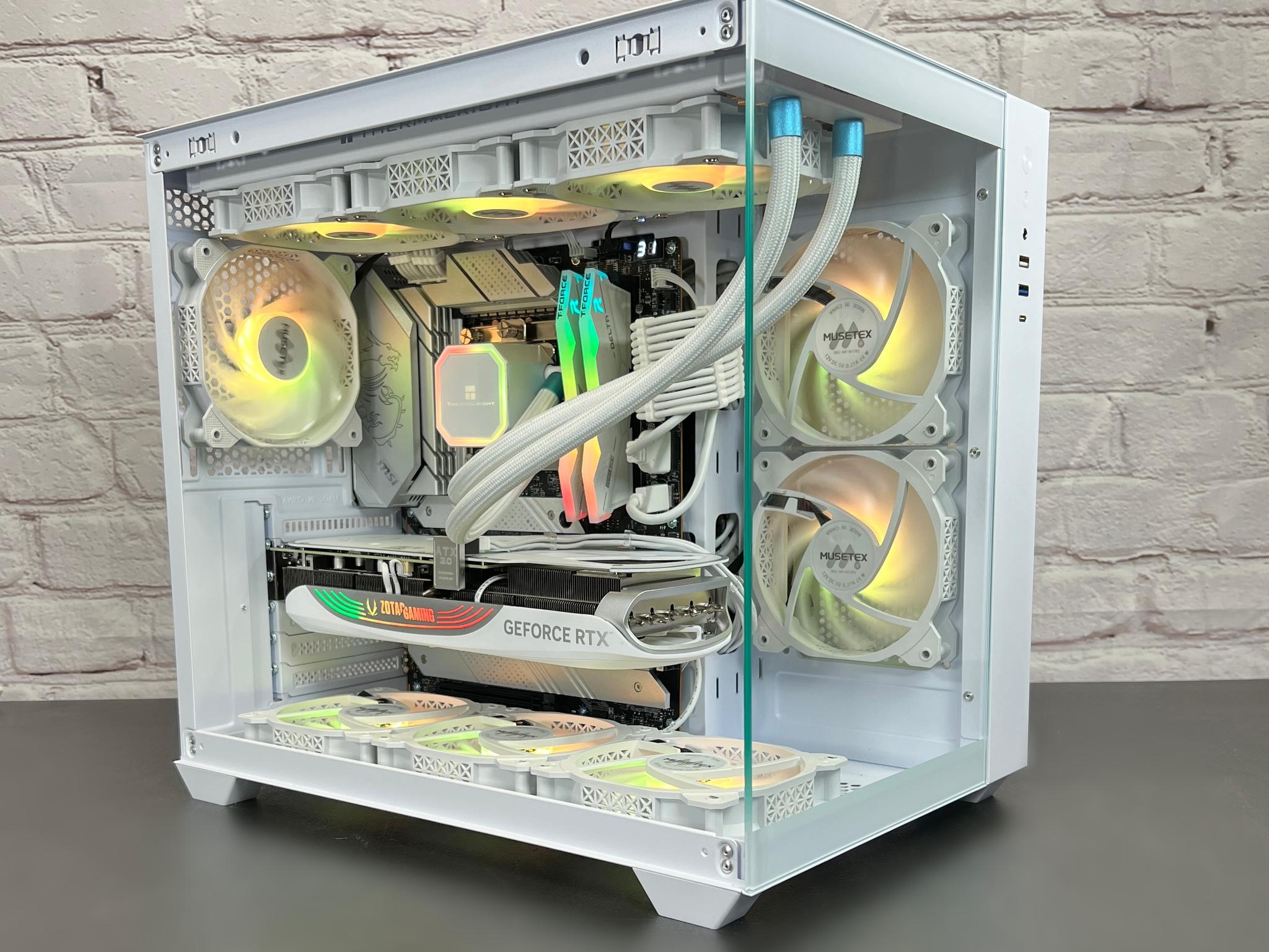 Intel 13600K RTX 4070 TI 32GB DDR5 2.5TB M.2 SSD Wifi 6E Bluetooth Win 11 Pro Gaming/Streaming PC
