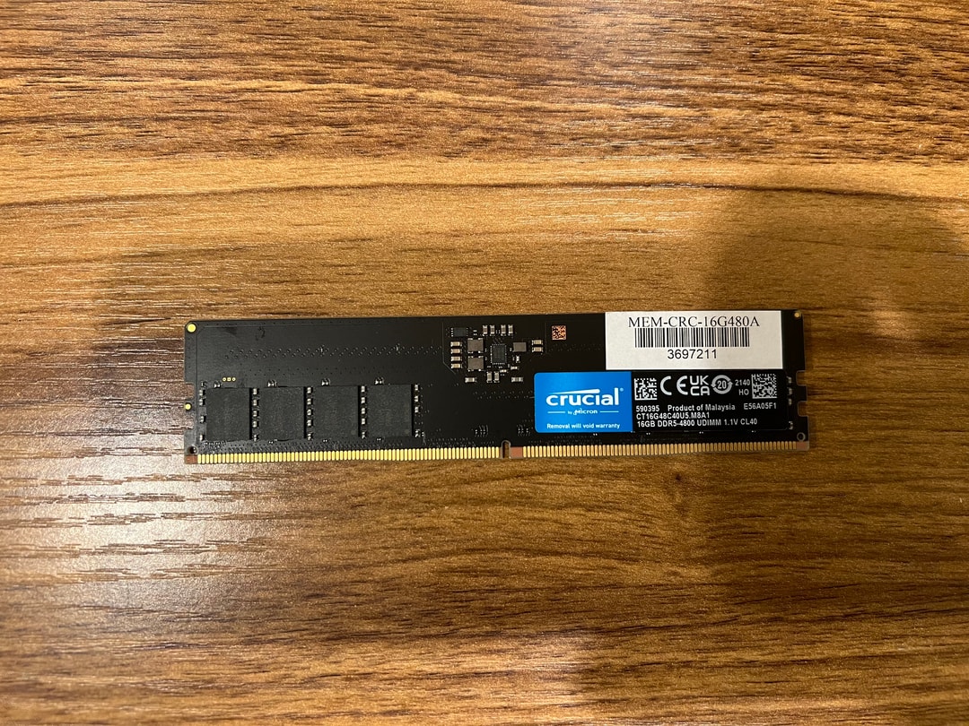 16GB DDR5-4800 CL40 Crucial Memory RAM | Jawa