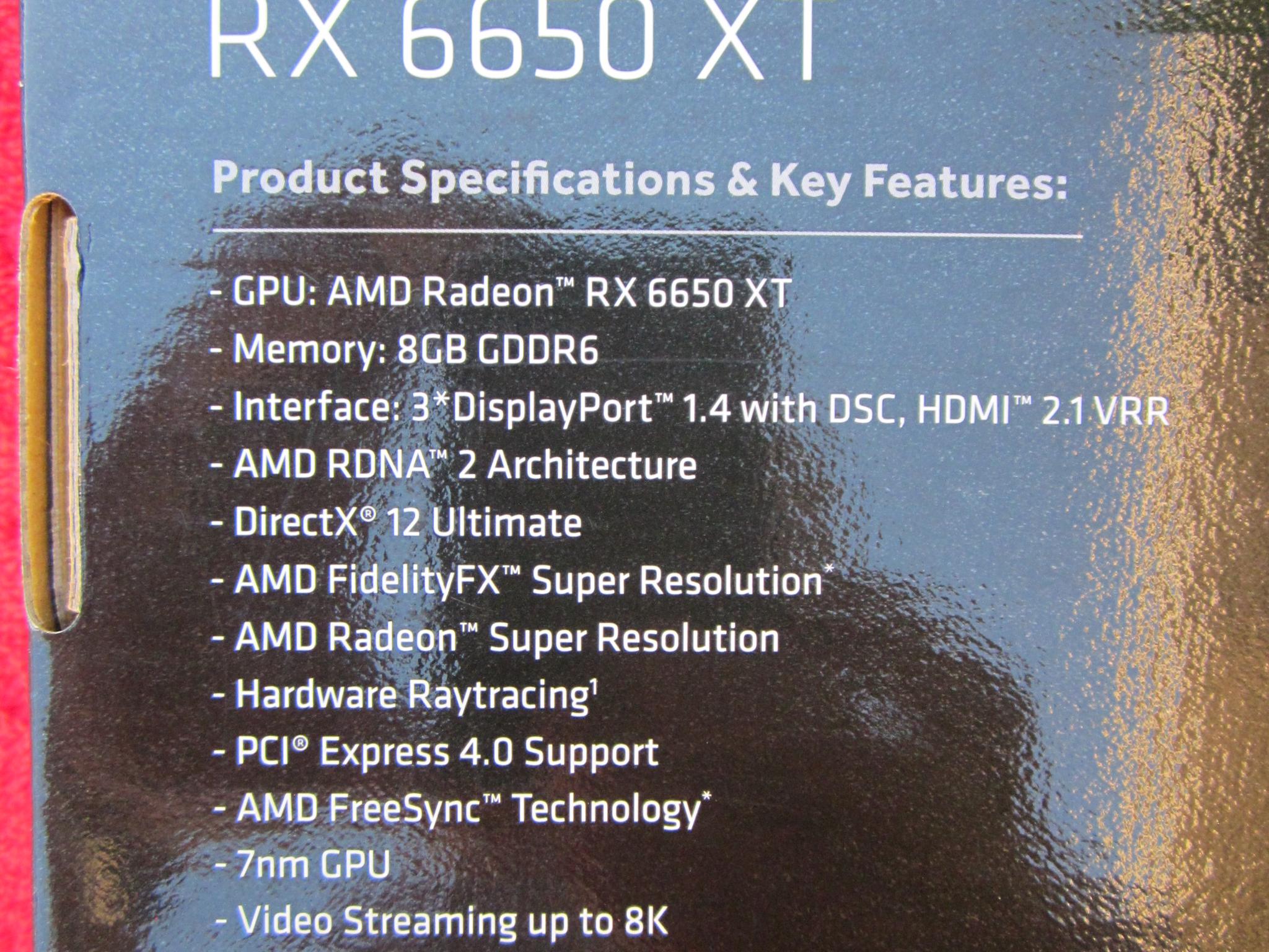 NEW! ASRock AMD Radeon RX 6650 XT GDDR6 8GB Challenger Gaming Graphics Card
