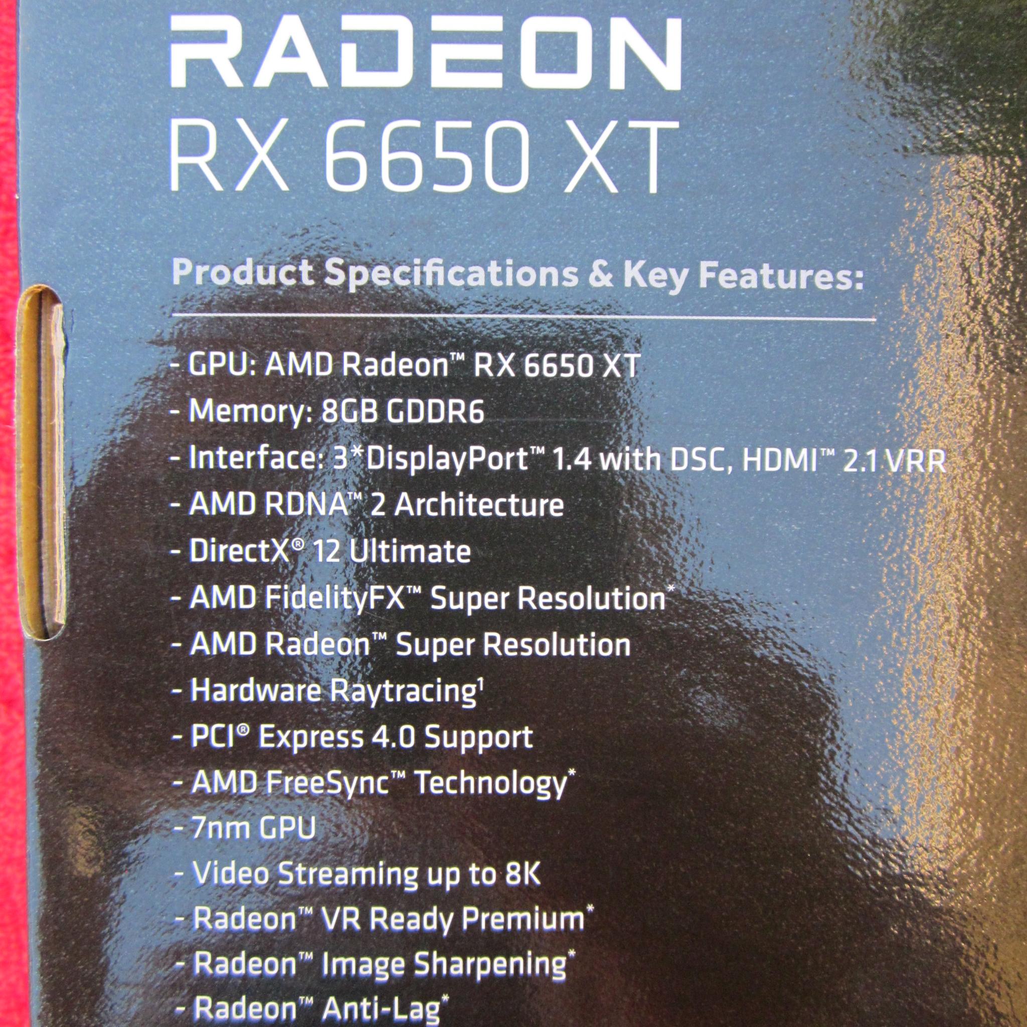 NEW! ASRock AMD Radeon RX 6650 XT GDDR6 8GB Challenger Gaming Graphics Card