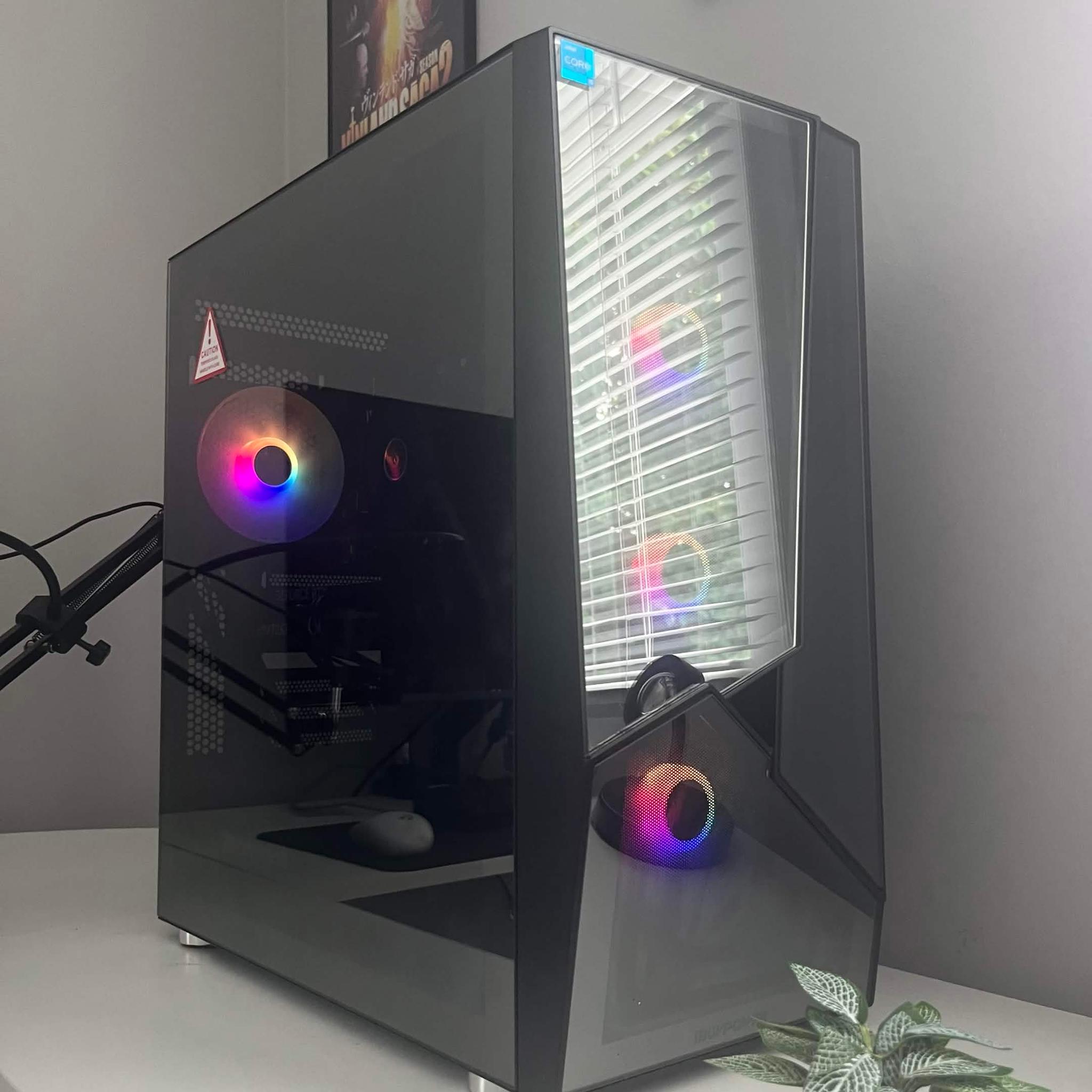 🖥️ RTX 5050 | i5 11400F | 16gb DDR4 | 500 GB Gen 3 NVMe SSD | Black Gaming PC