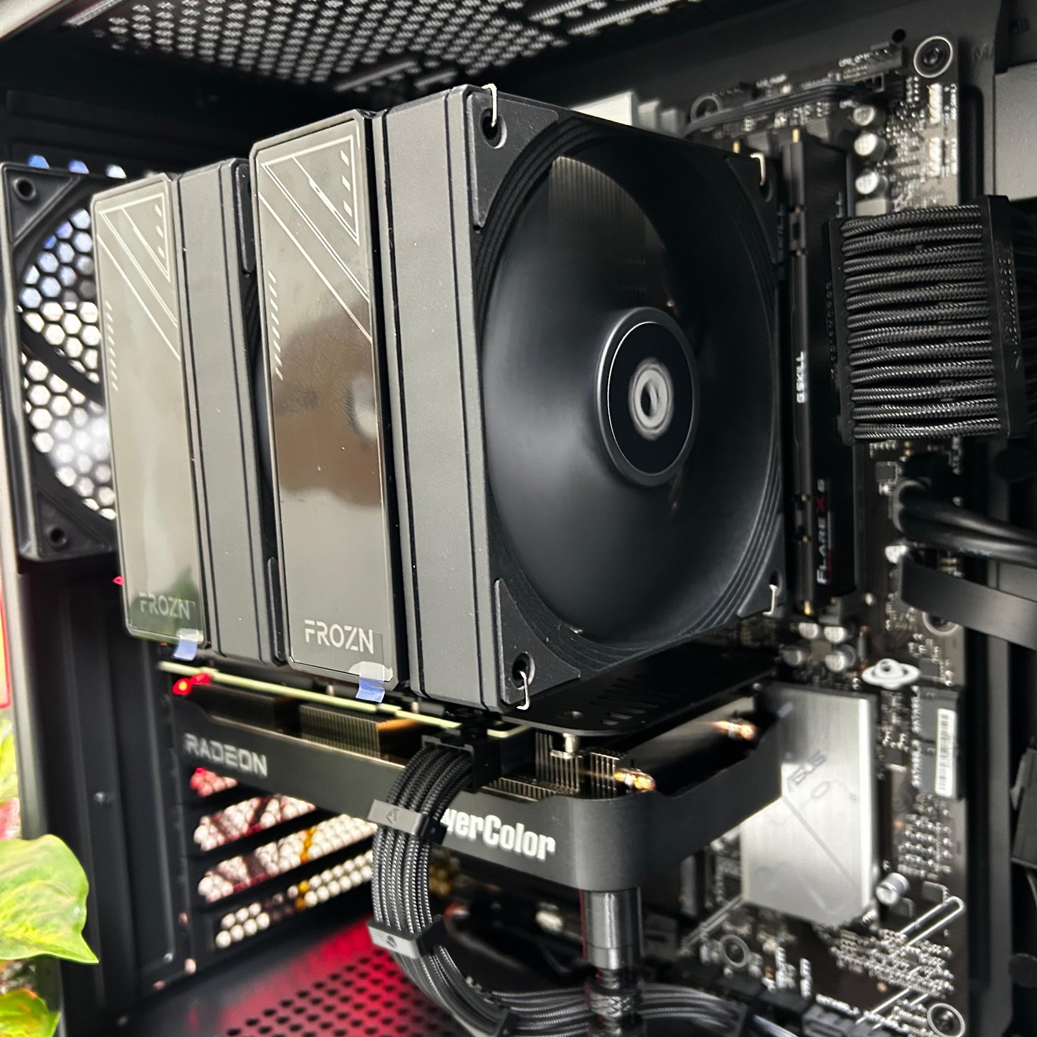 Obsidian Core🖤 Ryzen 5 9600X – RX 9060 XT 16GB -Wood - 32GB/ 1TB / 650 W Gold