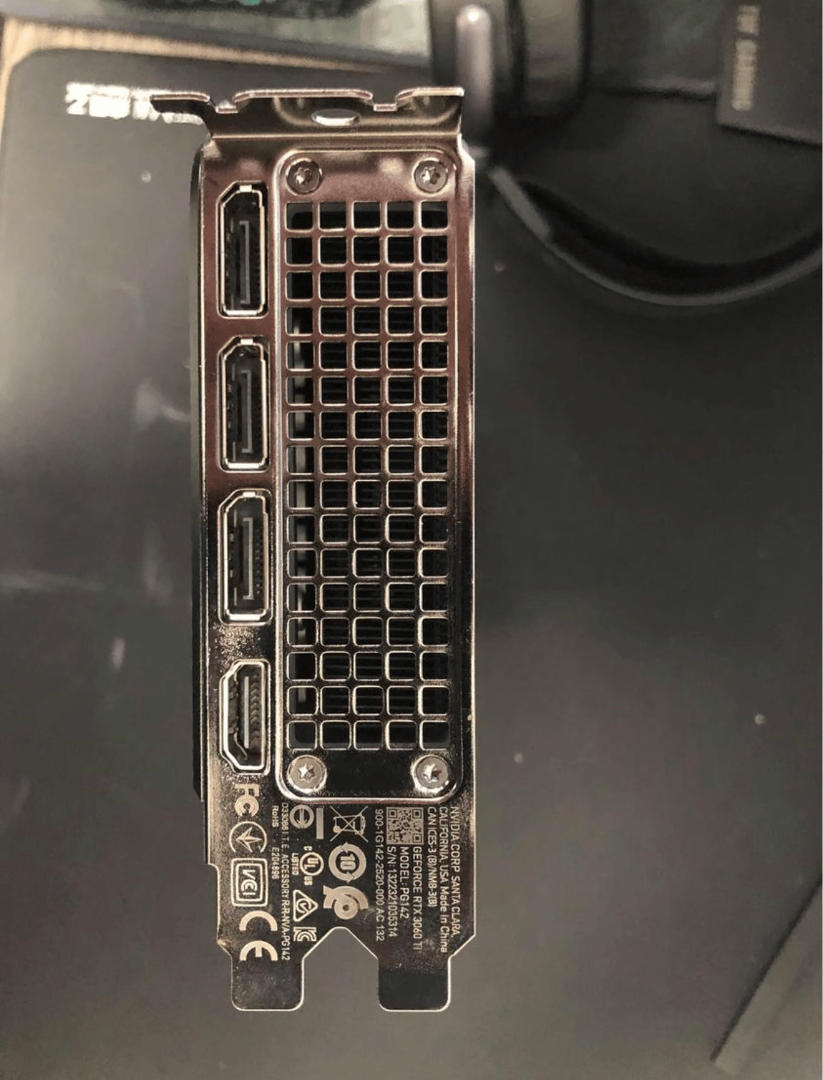 RTX 3060ti Founders Edition. 