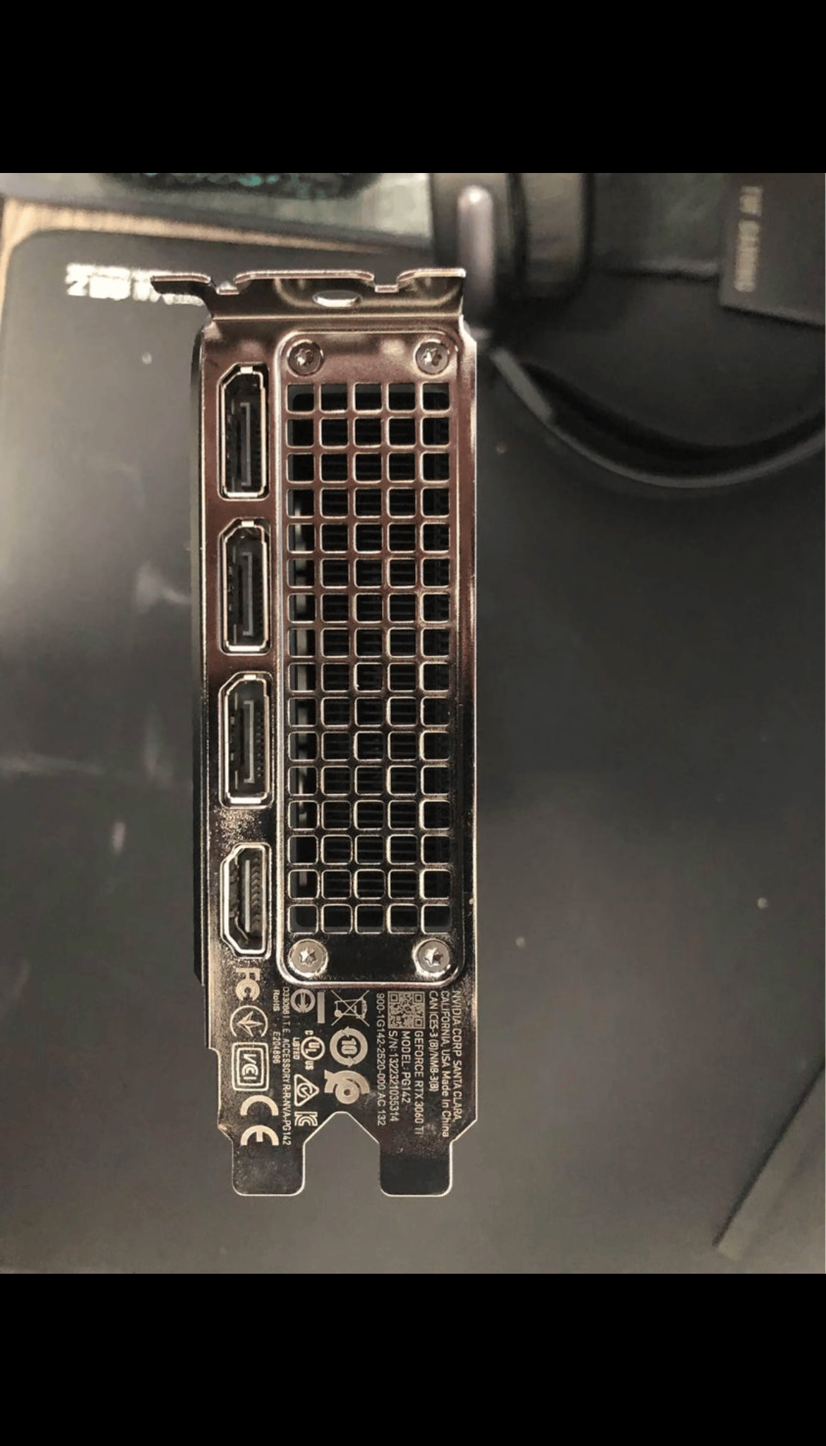 RTX 3060ti Founders Edition. 