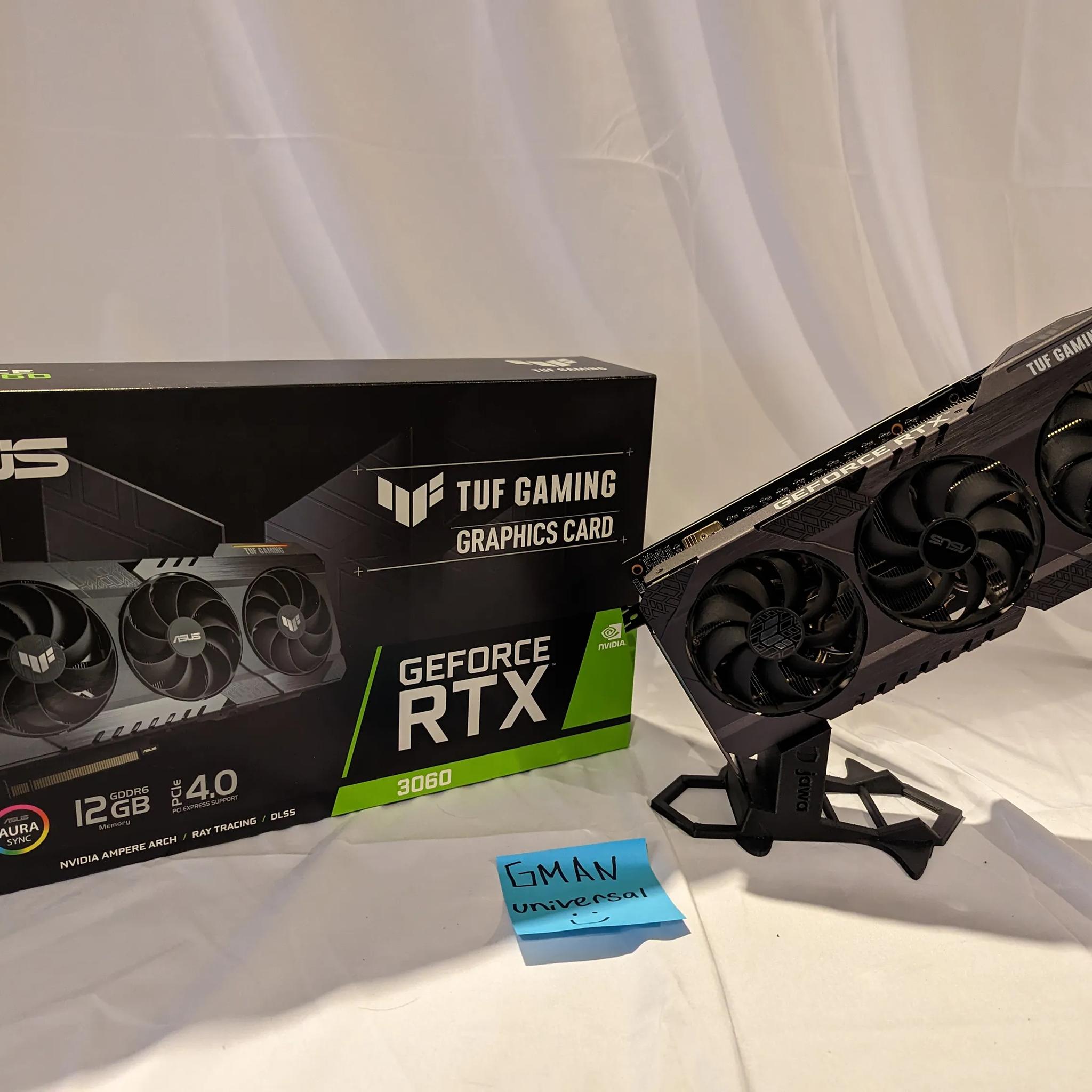 ASUS - NVIDIA GeForce RTX 3060 TUF Gaming 12GB GDDR6 PCI Express 4.0 Graphics Card - Black