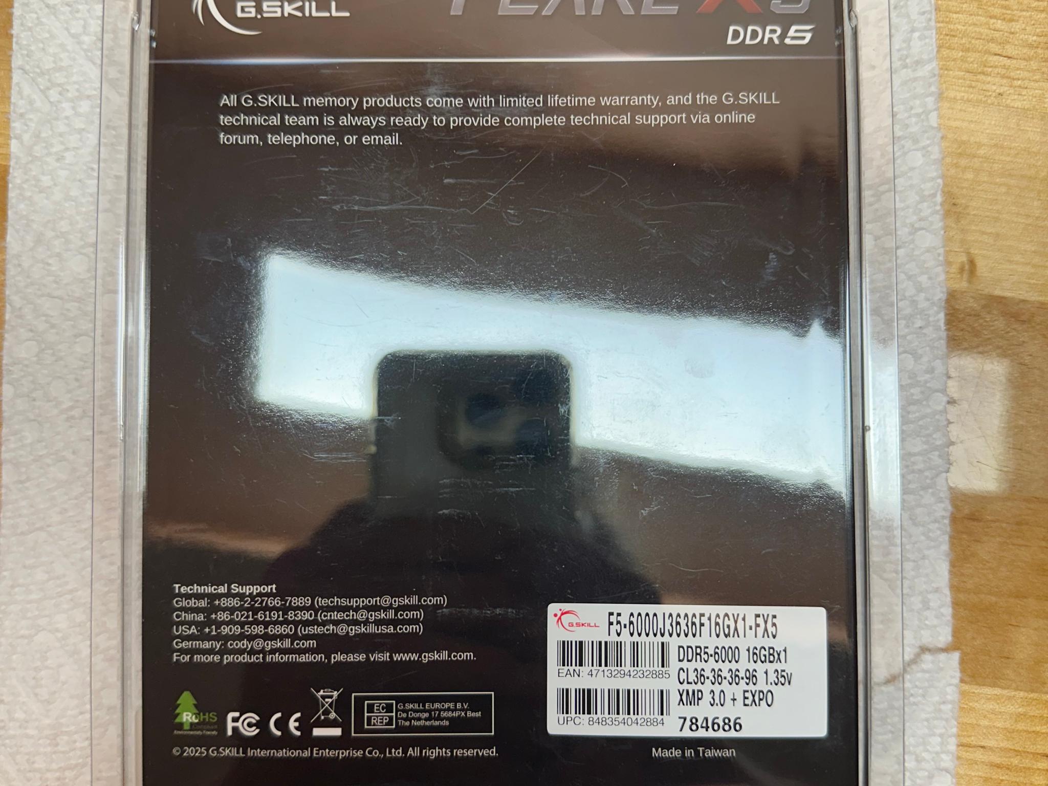 G.skill flare x5 6000 cl36