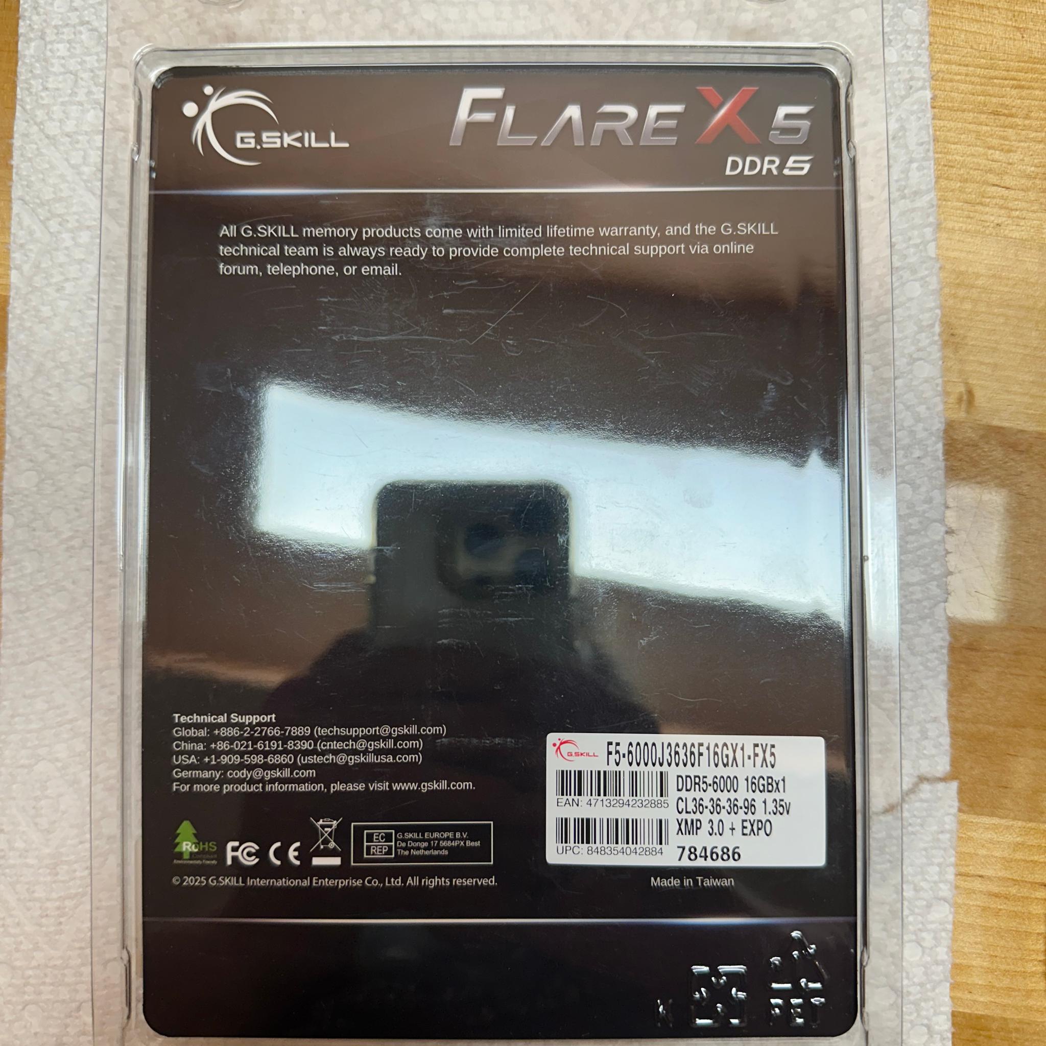G.skill flare x5 6000 cl36