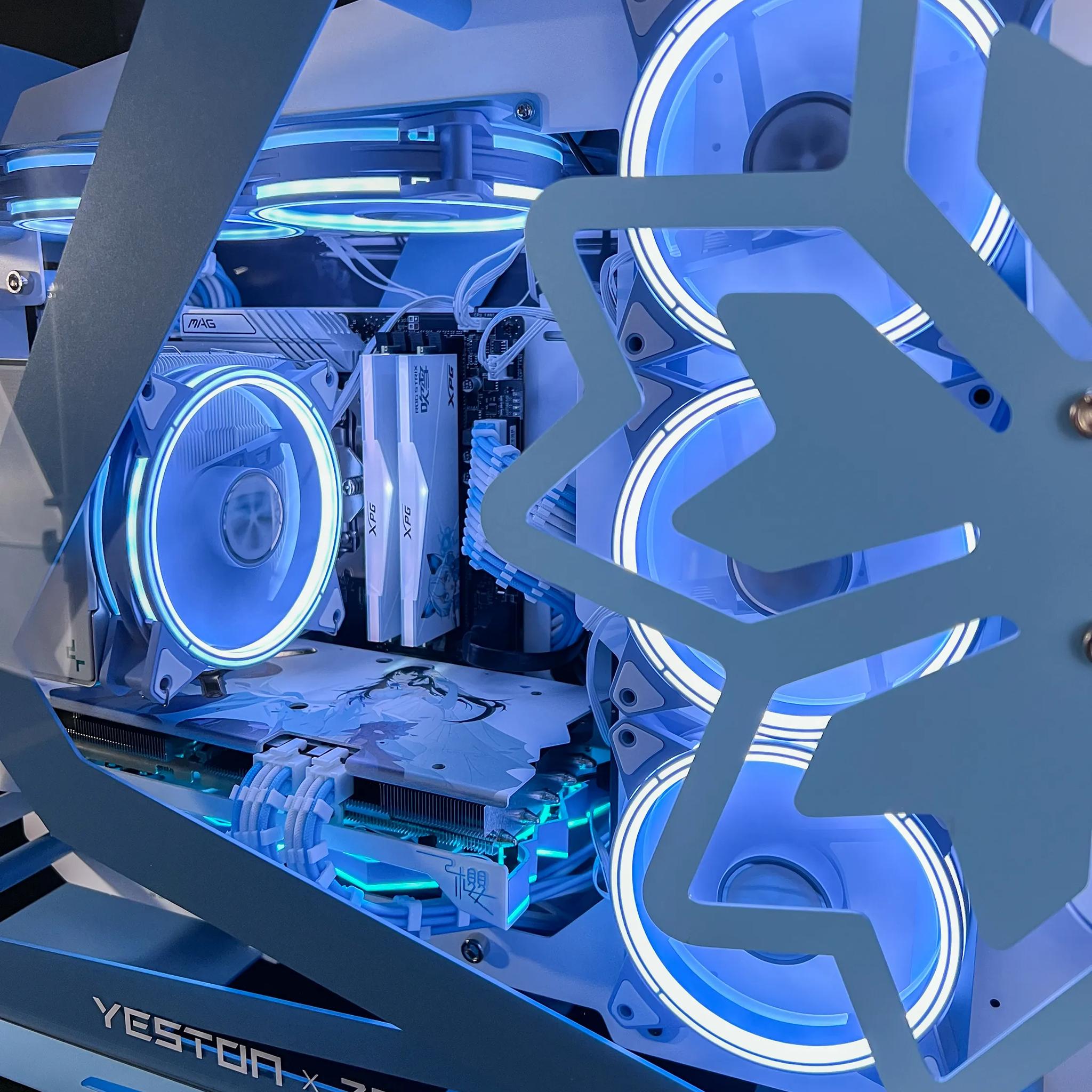 YESTON Anime Waifu PC Build | Radeon RX 6700XT | i5-12400