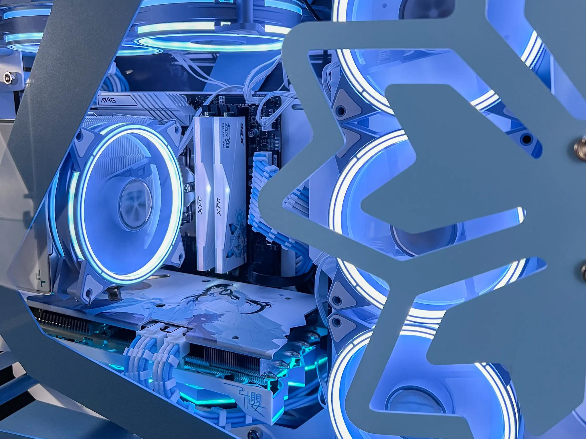 YESTON Anime Waifu PC Build | Radeon RX 6700XT | i5-12400