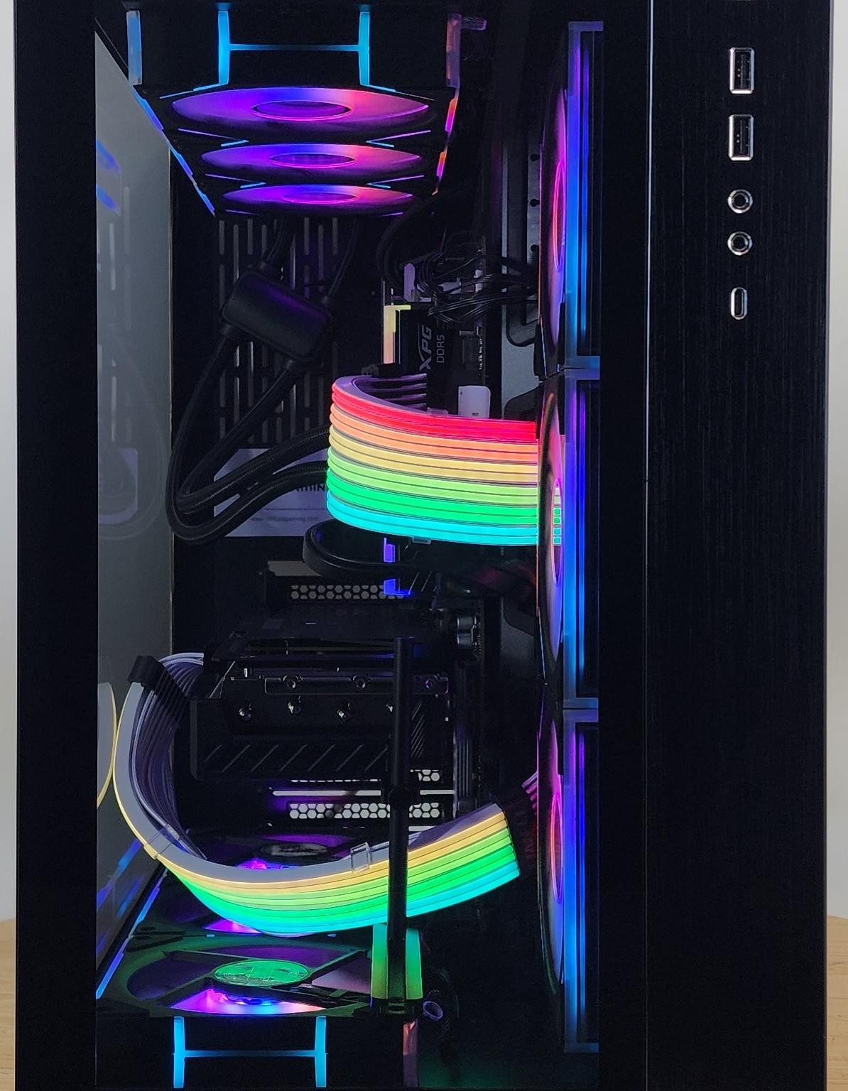 Gaming PC Ryzen 7 9800X3D 32GB RAM 1TB SSD RX 9070 16GB Windows 11 Computer
