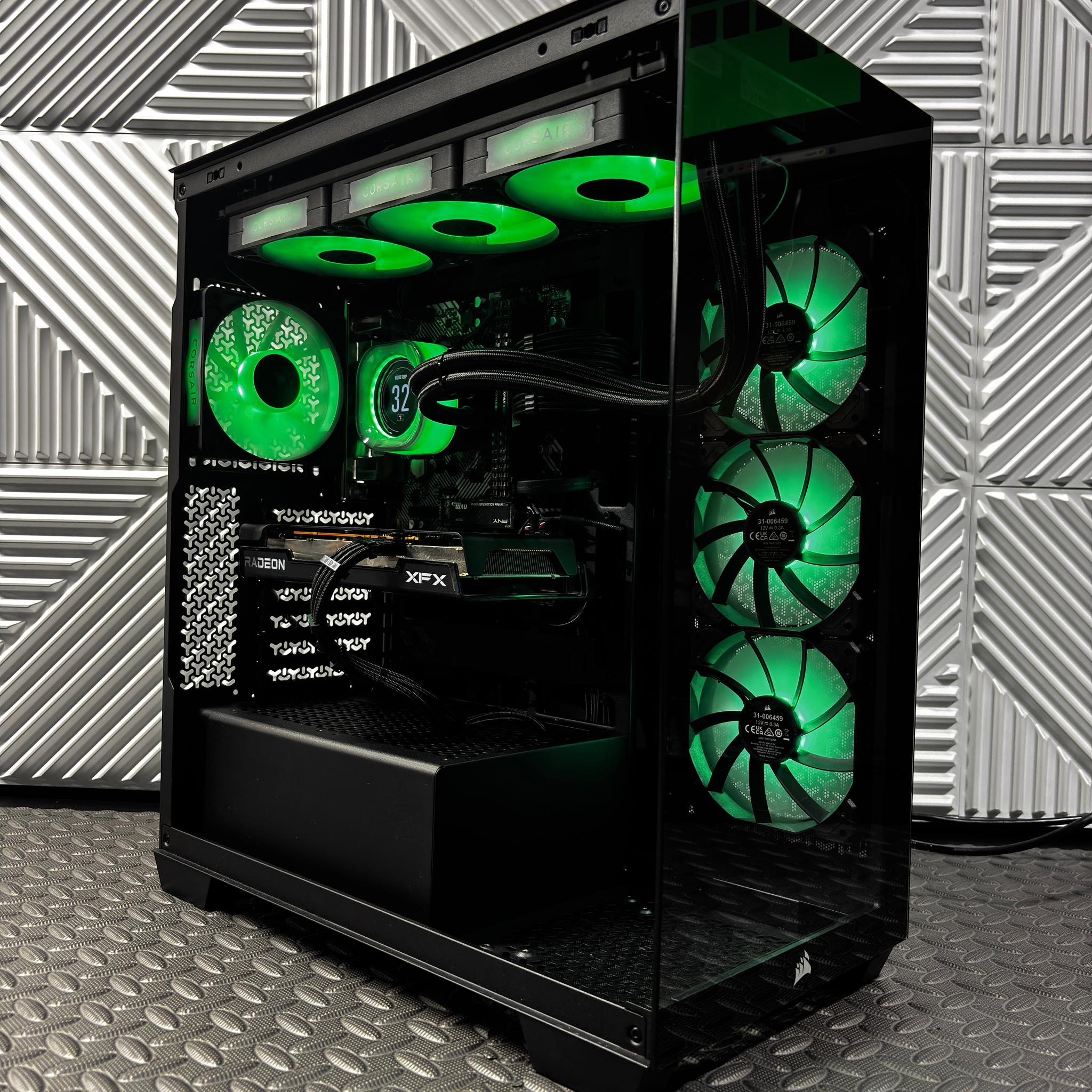 Corsair RGB Gaming PC | RX 6600 8GB | Ryzen 3 3100 | 16GB RAM | 1TB NVMe SSD | WiFi