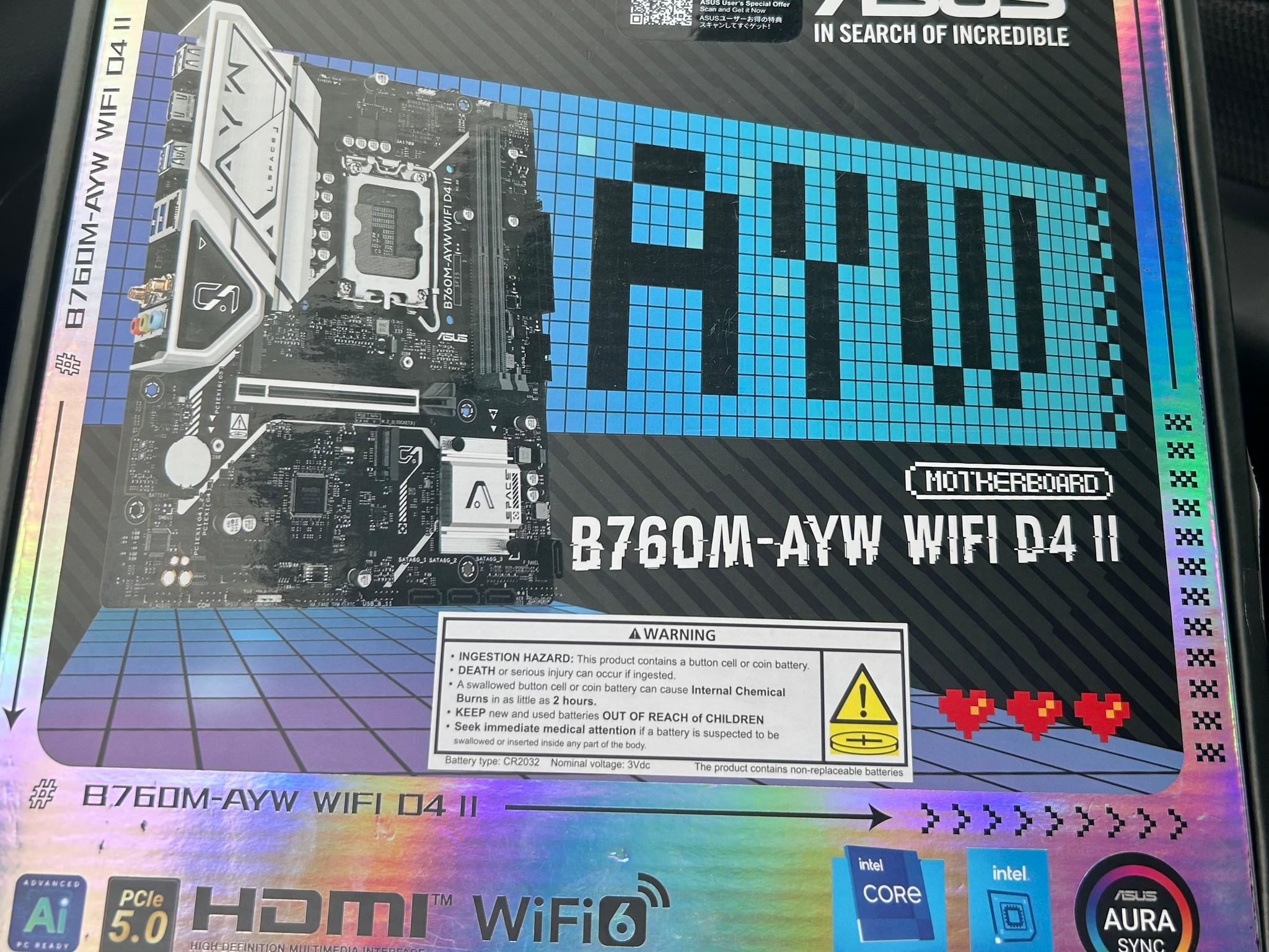 i5 12600kf | asus b760m ayw wifi d4 | kingbank ddr4 32gb 3600mhz | free cpu cooler