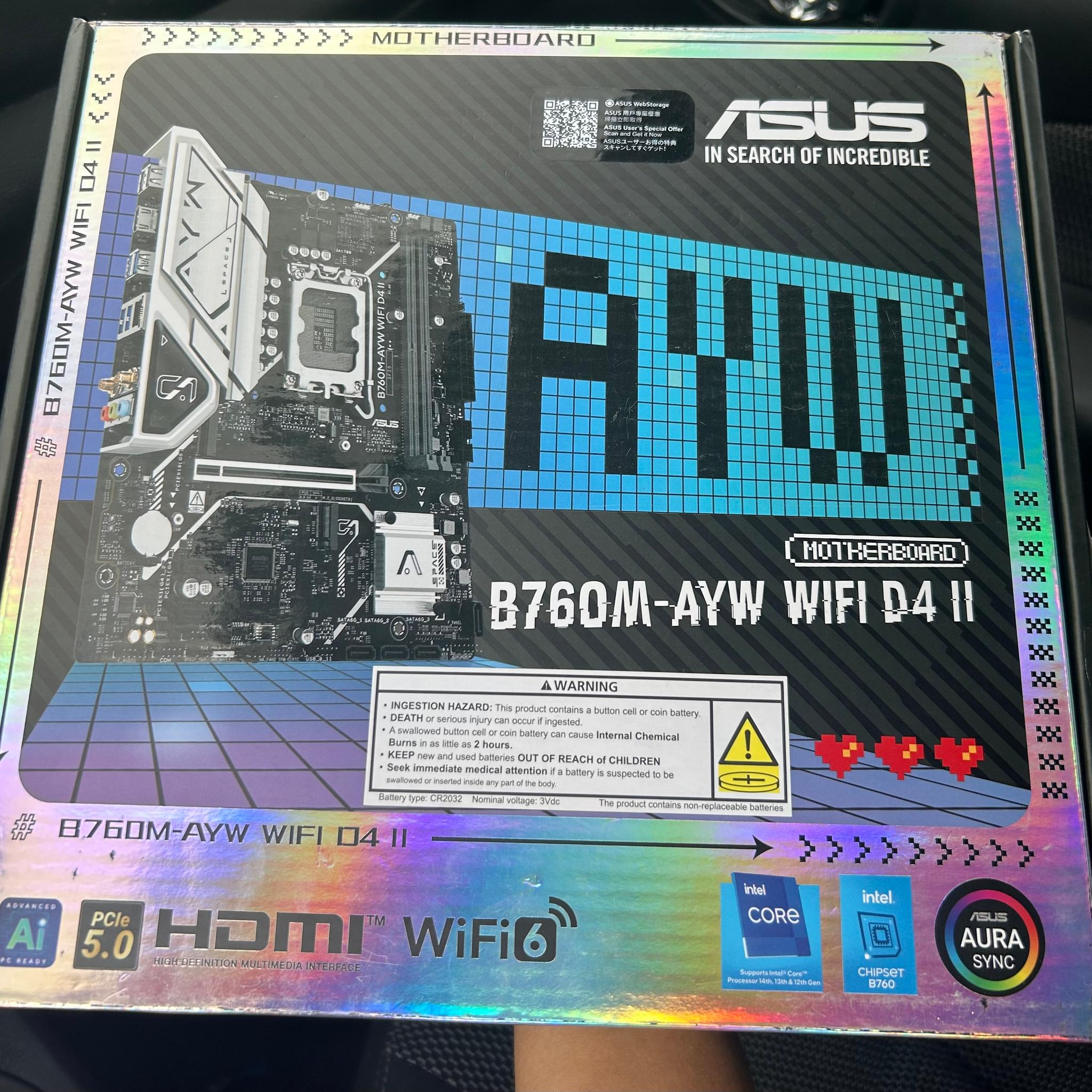 i5 12600kf | asus b760m ayw wifi d4 | kingbank ddr4 32gb 3600mhz | free cpu cooler