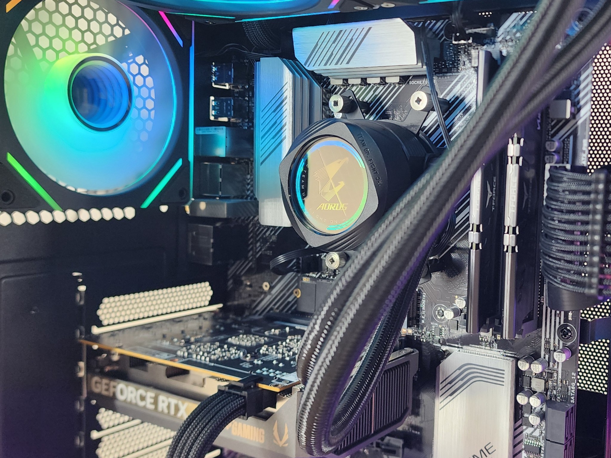 Gaming PC Ryzen 7 5700X 16GB RAM 1TB SSD RTX 5060  8GB Windows 11 Computer