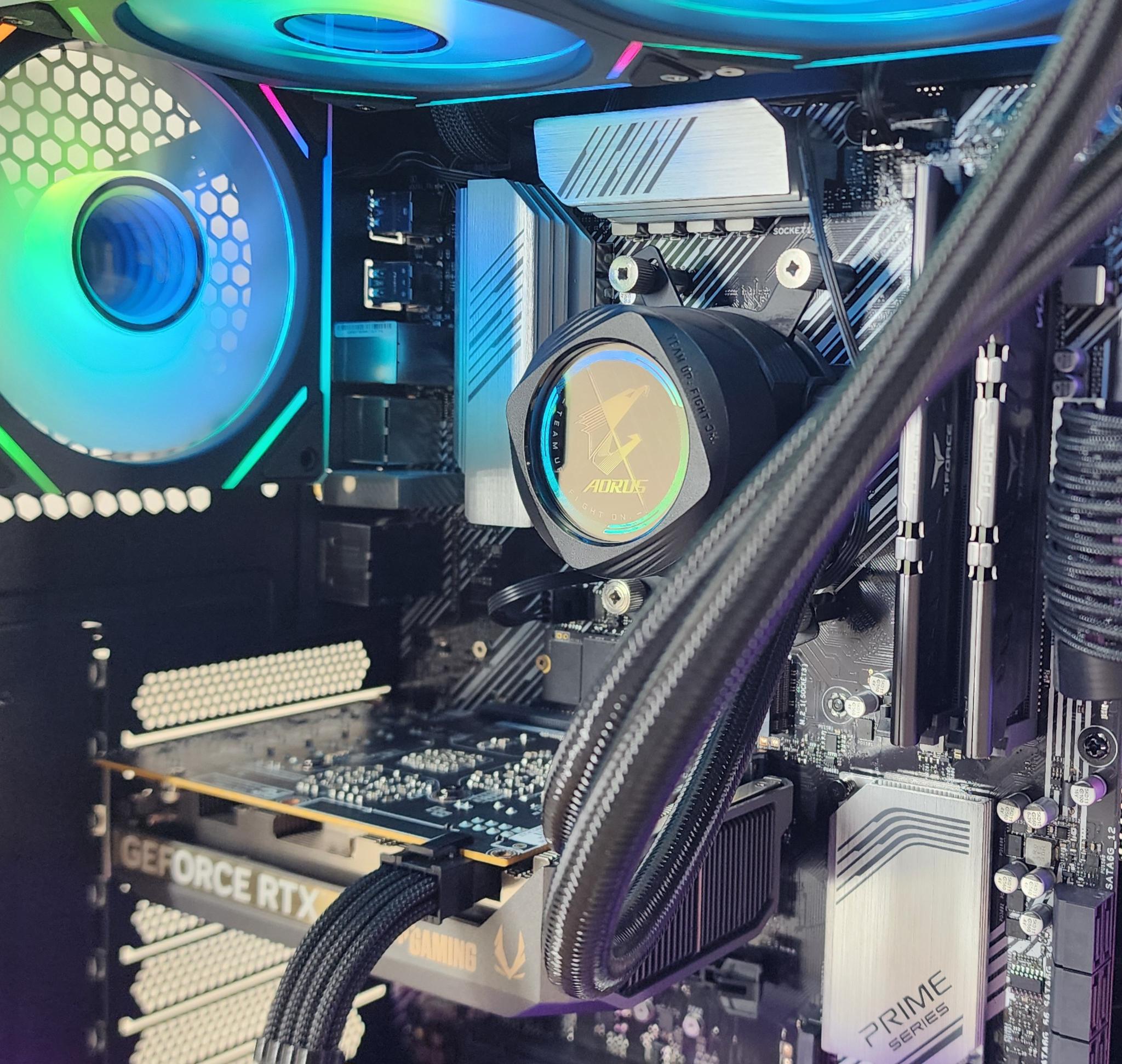 Gaming PC Ryzen 7 5700X 16GB RAM 1TB SSD RTX 5060  8GB Windows 11 Computer