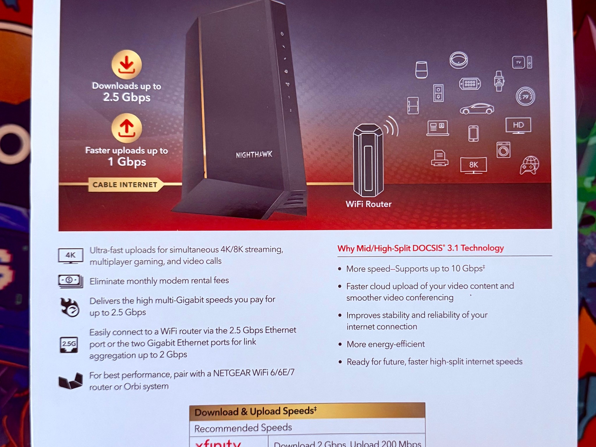 Netgear Nighthawk CM3000 High-Speed Cable Modem